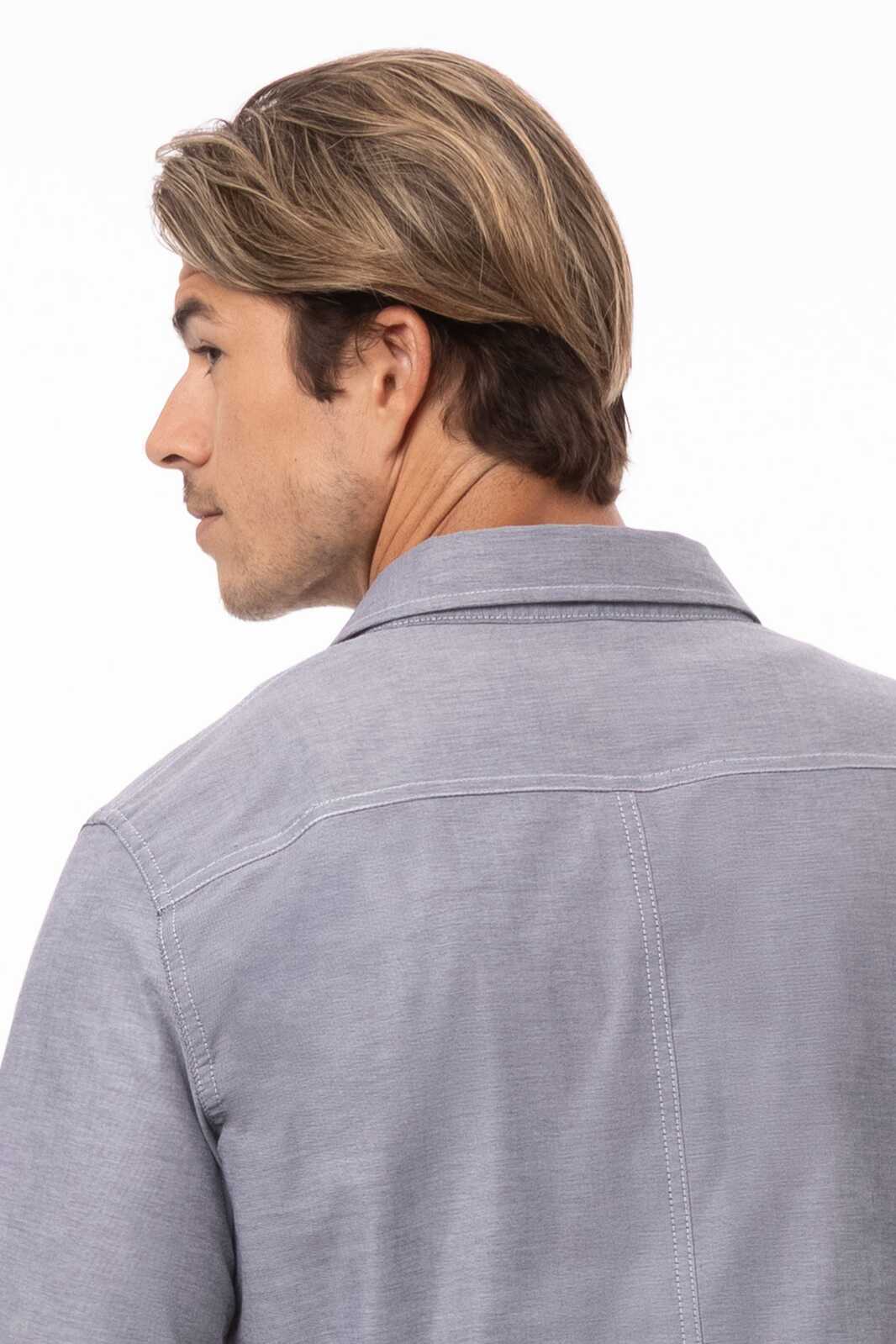 Modern Oxford Men's Classic Shirt- Blue
