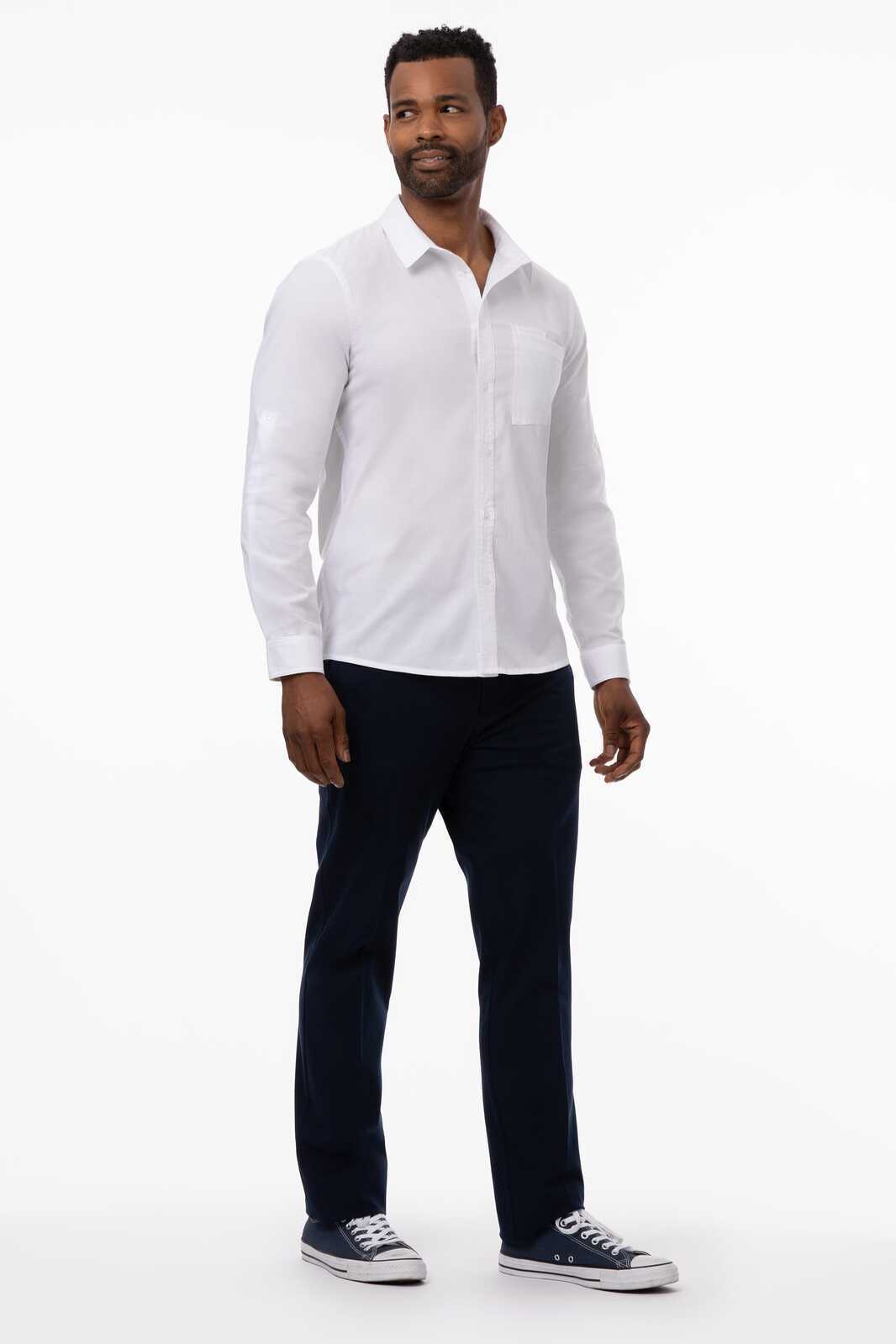 Modern Oxford Men's Classic Shirt- Blue