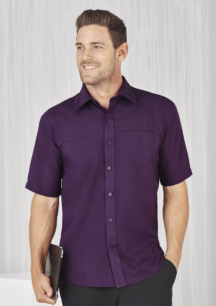 Oasis Mens Plain Short Sleeve Shirt