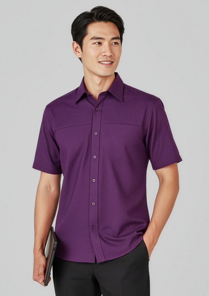 Oasis Mens Plain Short Sleeve Shirt
