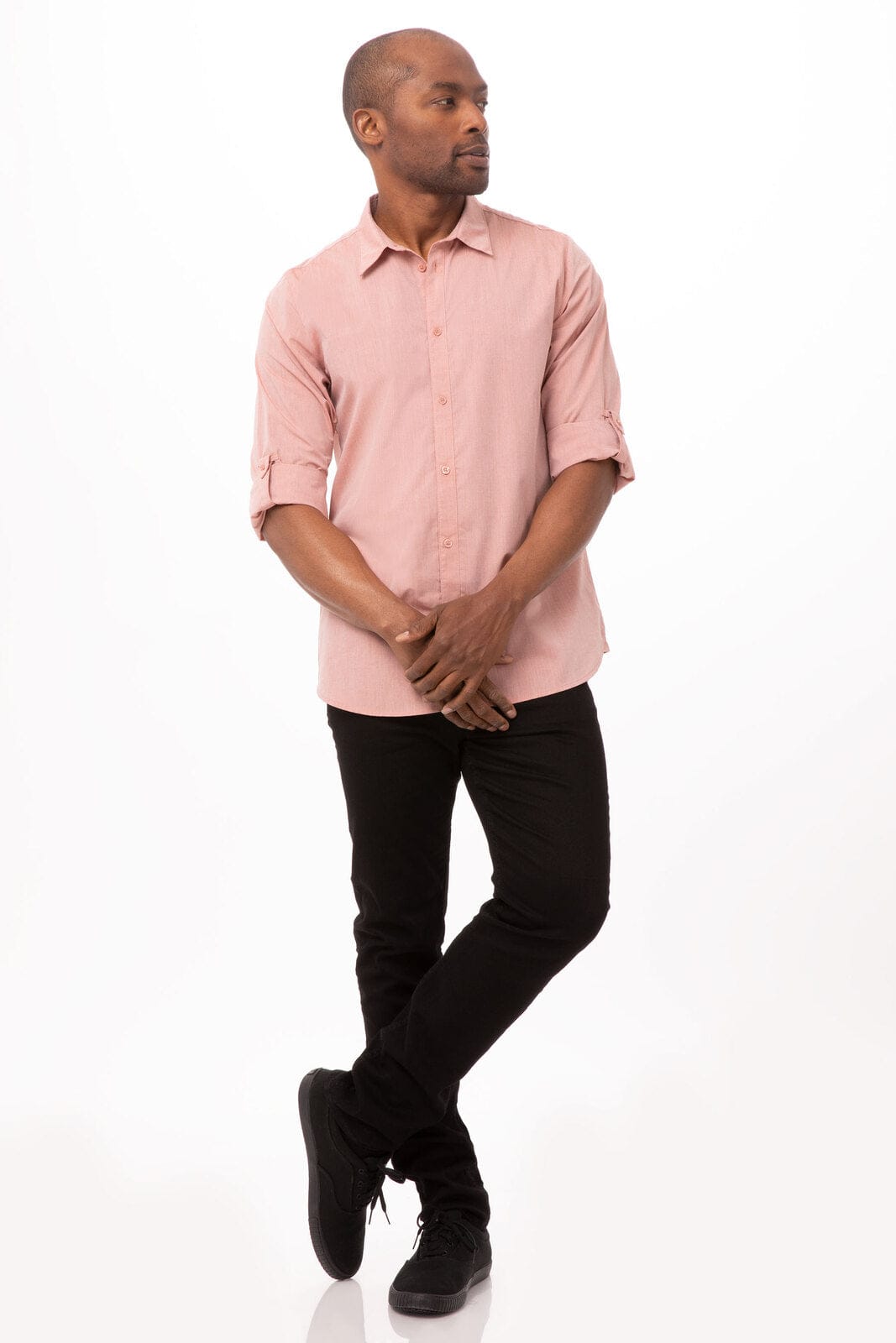 Modern Chambray Men's Dress Shirt