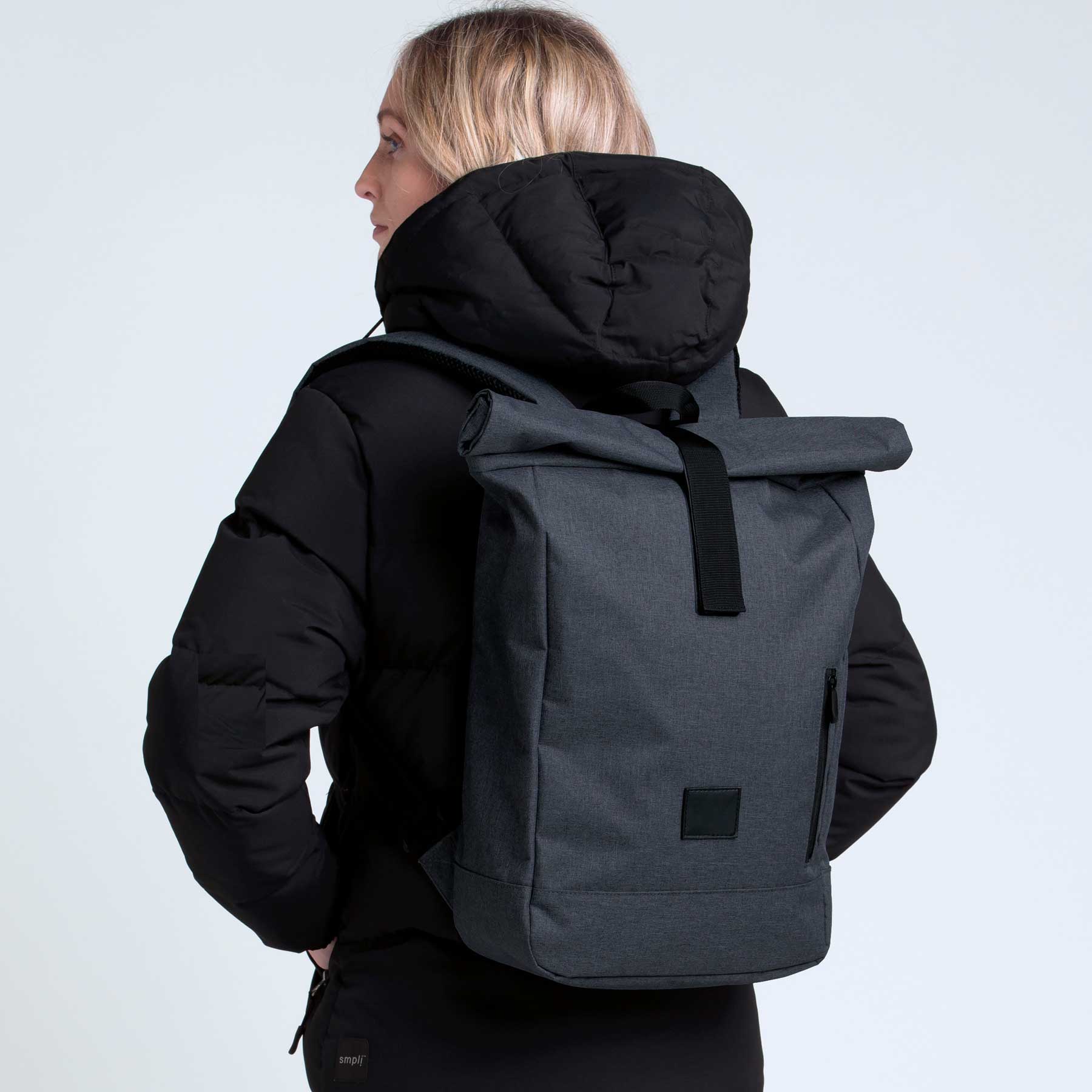 smpli Bounce Roll Top Backpack
