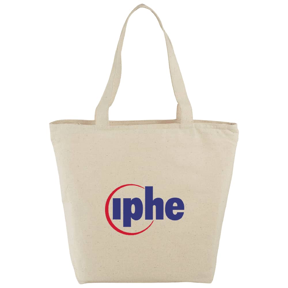 Cotton Maine Zippered Tote 15L