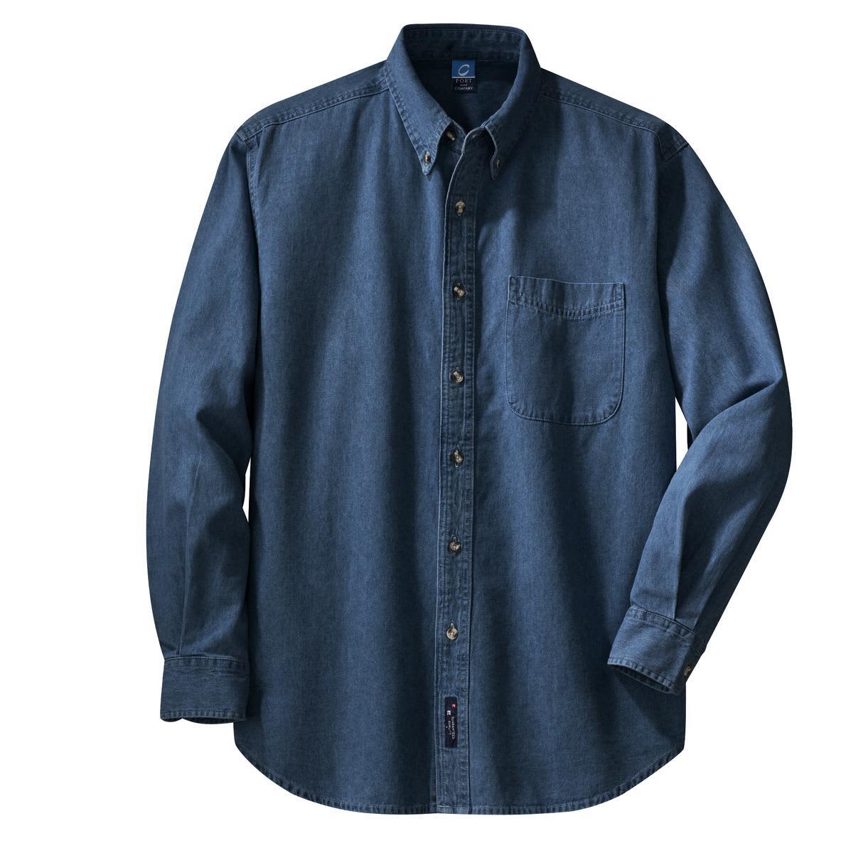 Port & Company - Long Sleeve Value Denim Shirt