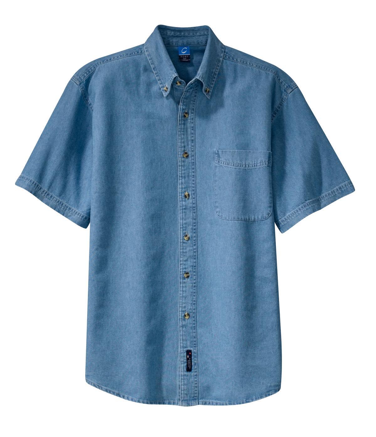 Port & Company - Short Sleeve Value Denim Shirt