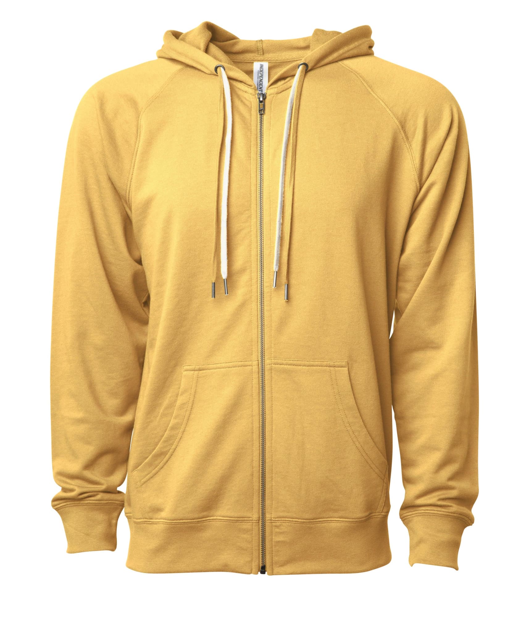 Unisex Lightweight Loopback Terry Zip