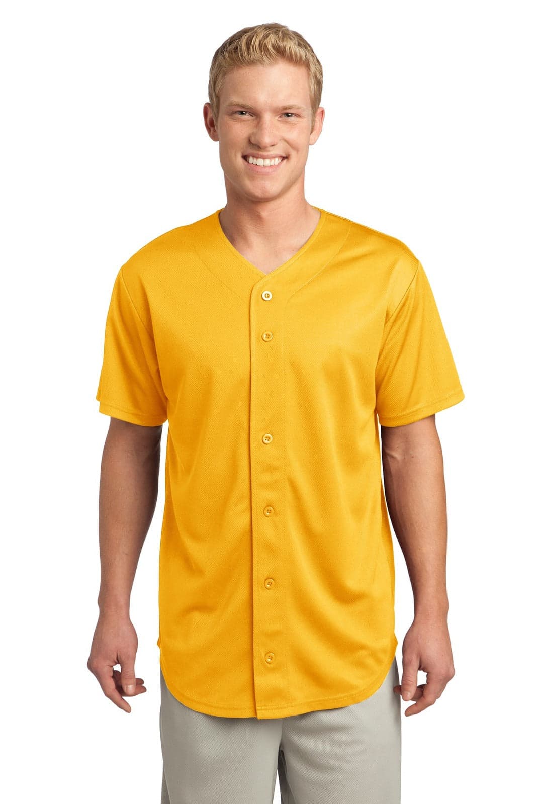 Sport-Tek PosiCharge Tough Mesh Full-Button Jersey