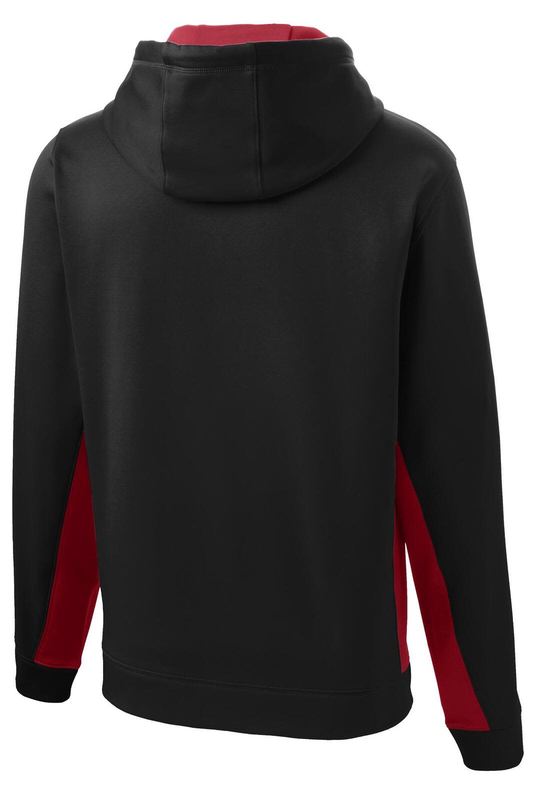 Sport-Tek Sport-Wick Fleece Colorblock Hooded Pullover