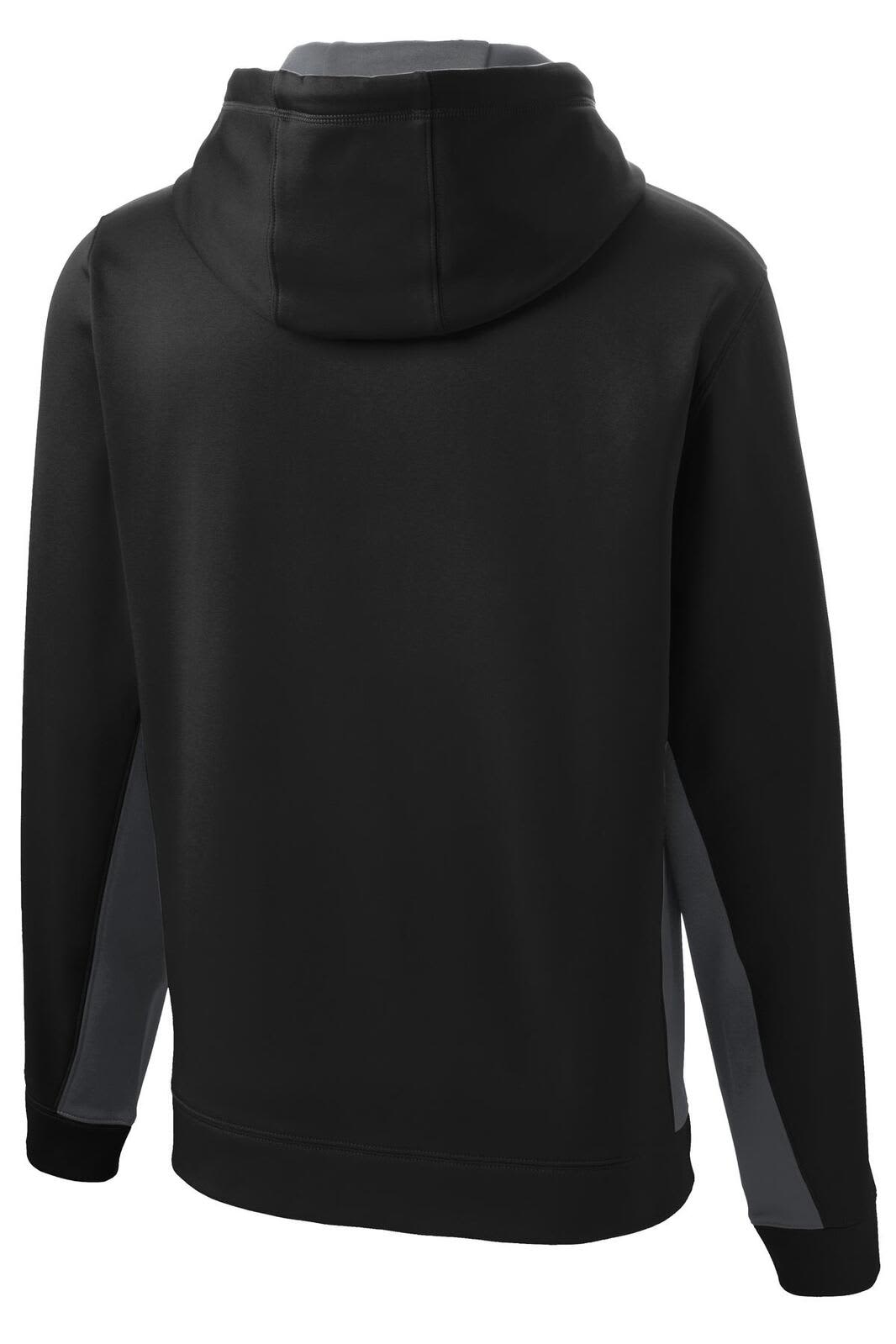 Sport-Tek Sport-Wick Fleece Colorblock Hooded Pullover