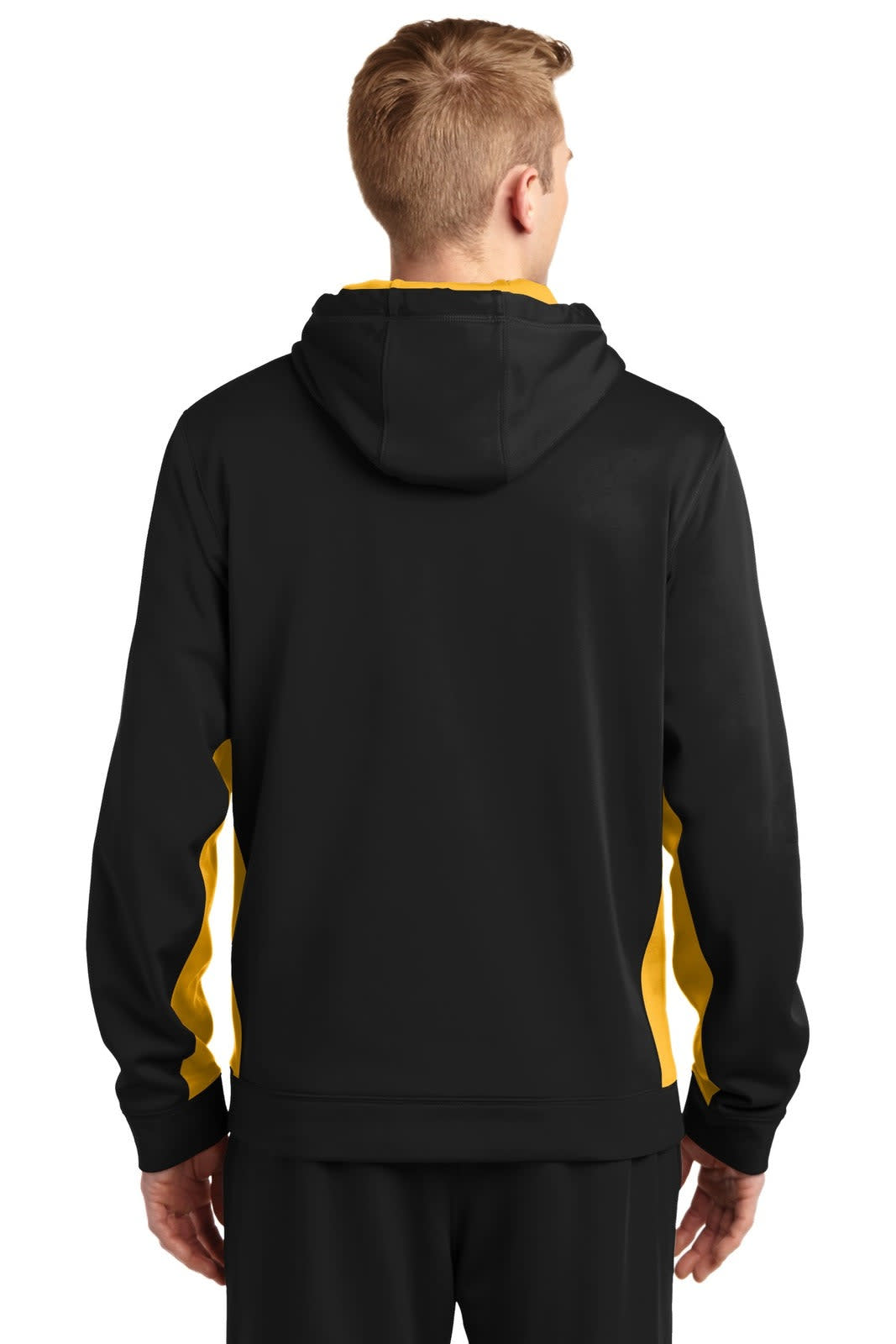 Sport-Tek Sport-Wick Fleece Colorblock Hooded Pullover