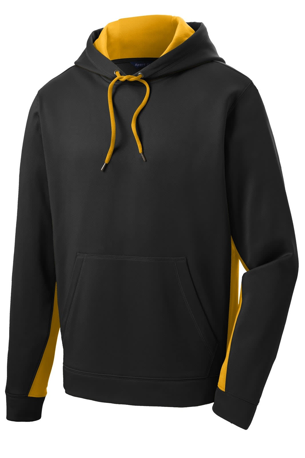 Sport-Tek Sport-Wick Fleece Colorblock Hooded Pullover