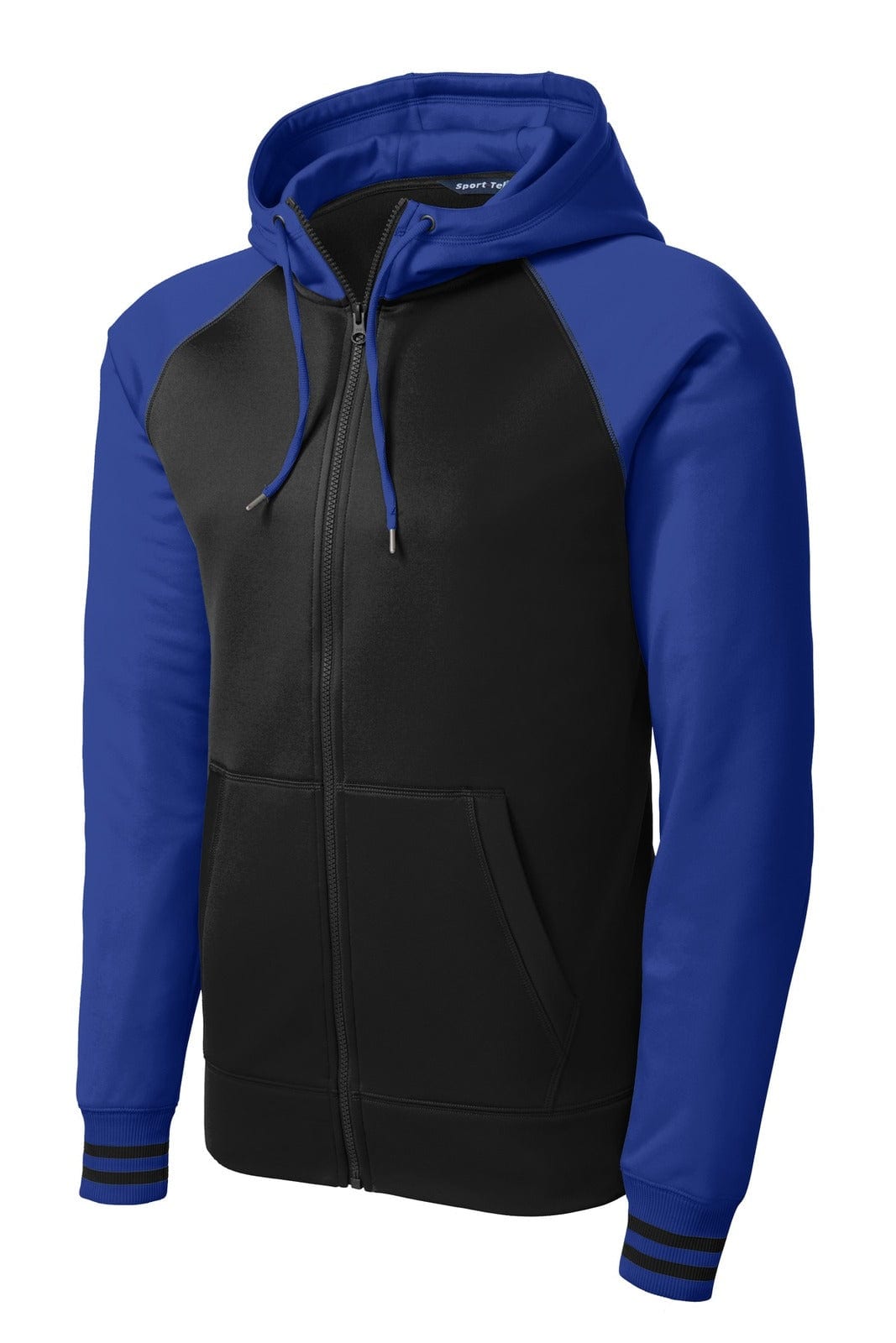 Sport-Tek Sport-Wick Varsity Fleece Full-Zip Hooded Jacket