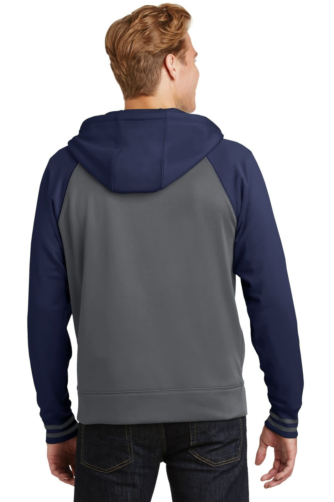 Sport-Tek Sport-Wick Varsity Fleece Full-Zip Hooded Jacket