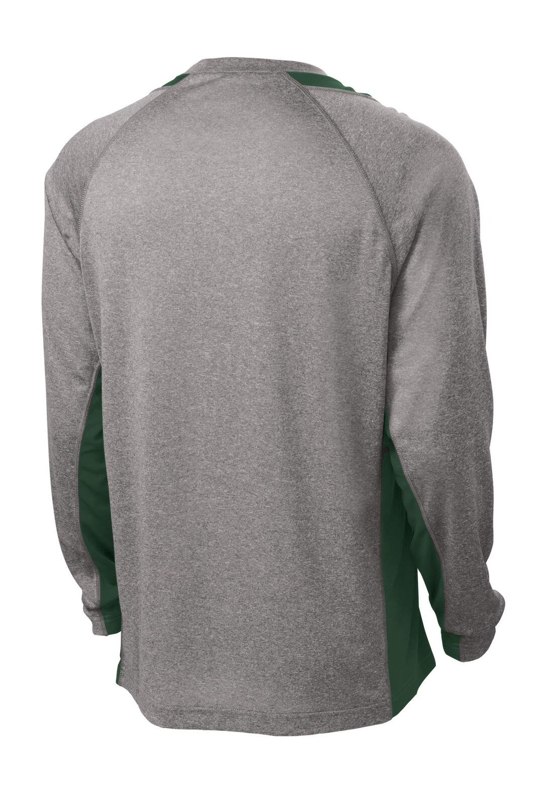 Sport-Tek Long Sleeve Heather Colorblock Contender Tee