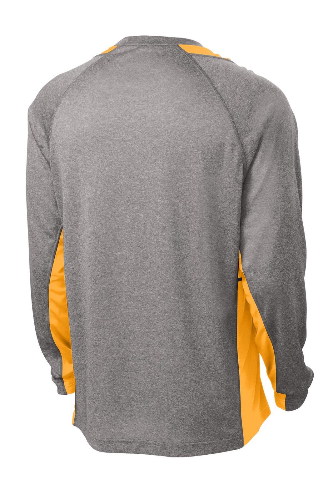 Sport-Tek Long Sleeve Heather Colorblock Contender Tee