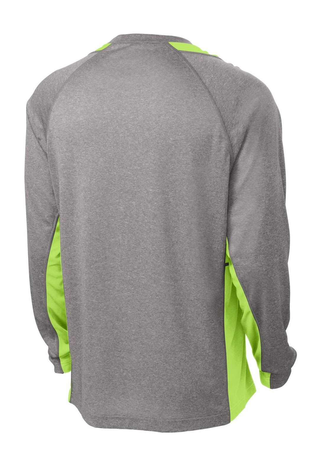 Sport-Tek Long Sleeve Heather Colorblock Contender Tee