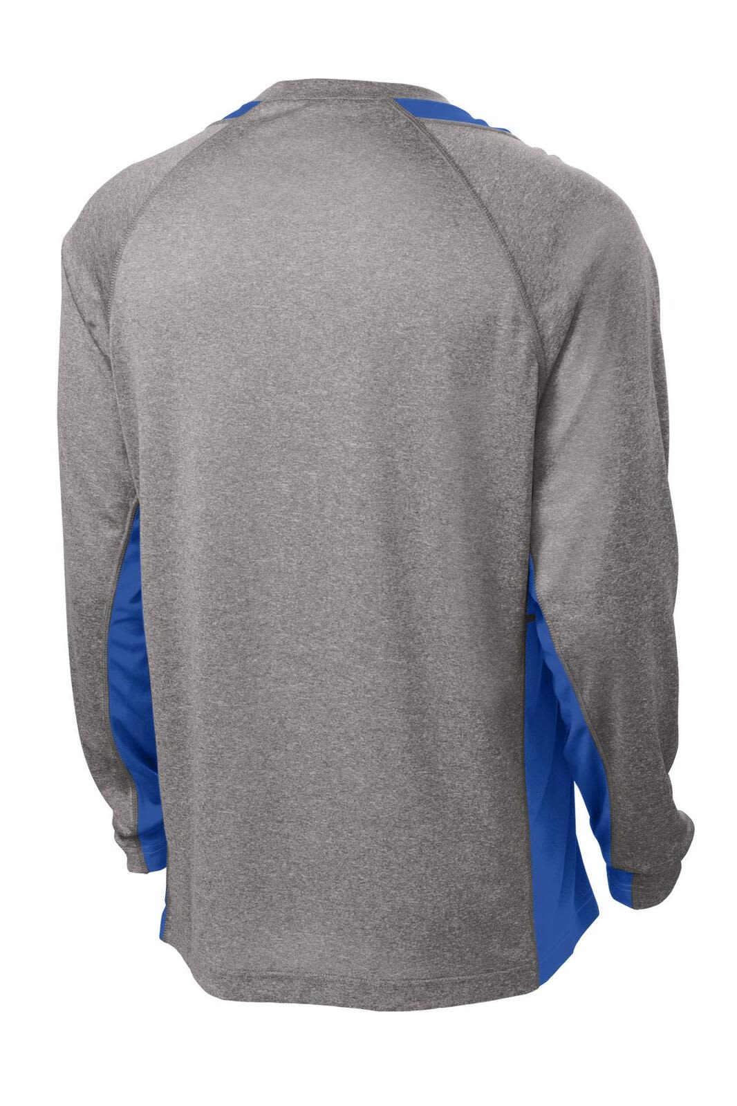 Sport-Tek Long Sleeve Heather Colorblock Contender Tee