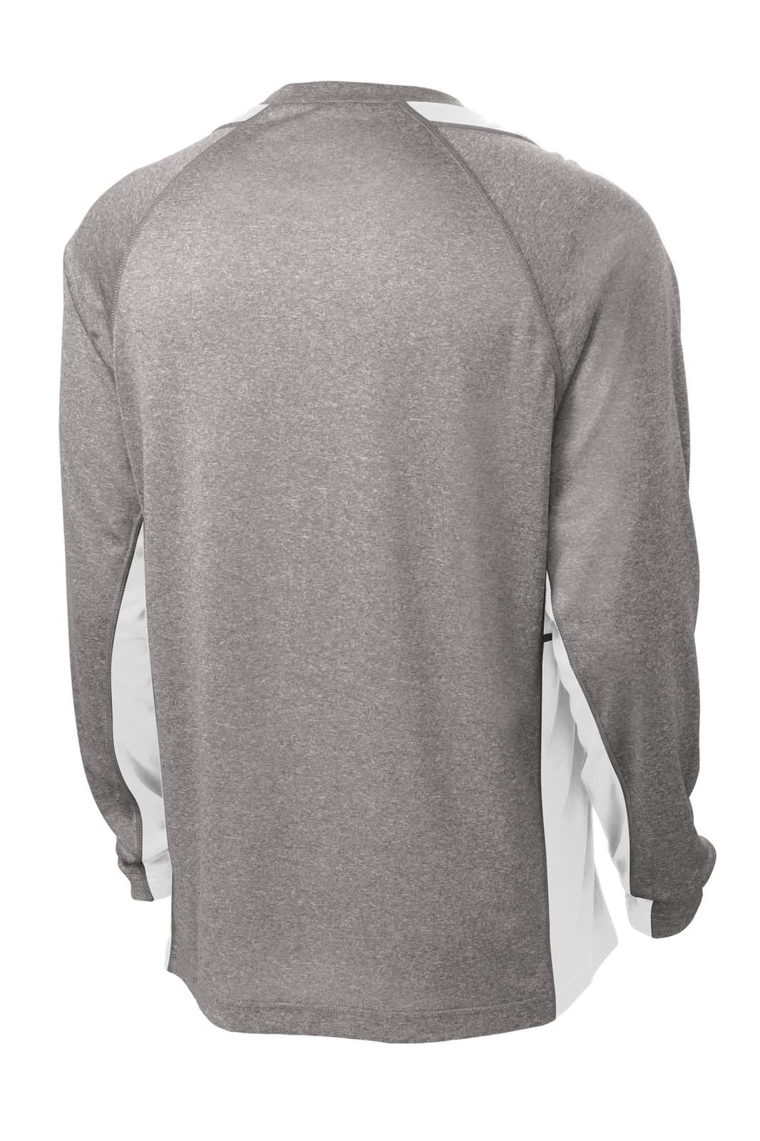 Sport-Tek Long Sleeve Heather Colorblock Contender Tee