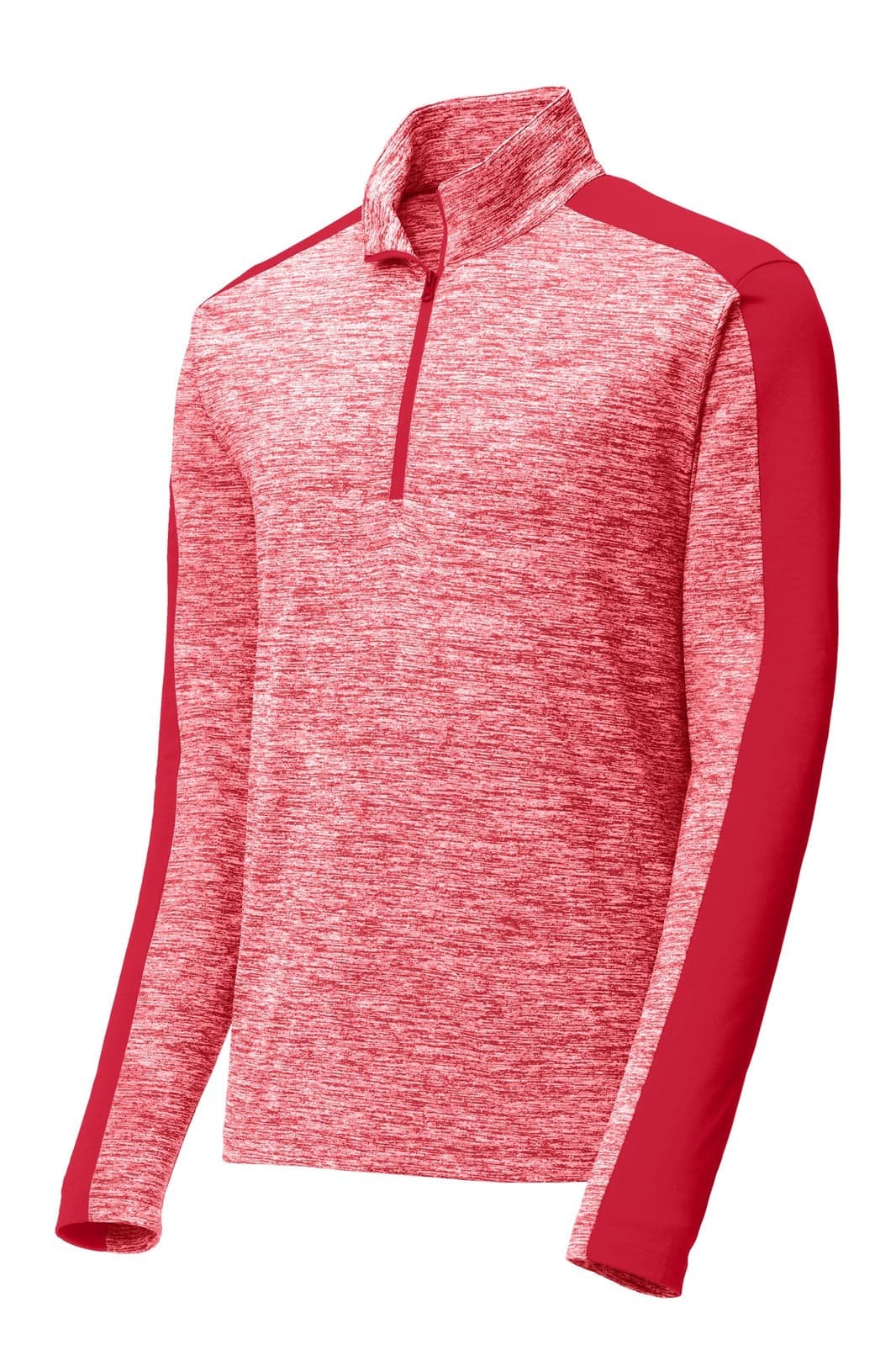 Sport-Tek PosiCharge Electric Heather Colorblock 1/4-Zip Pullover