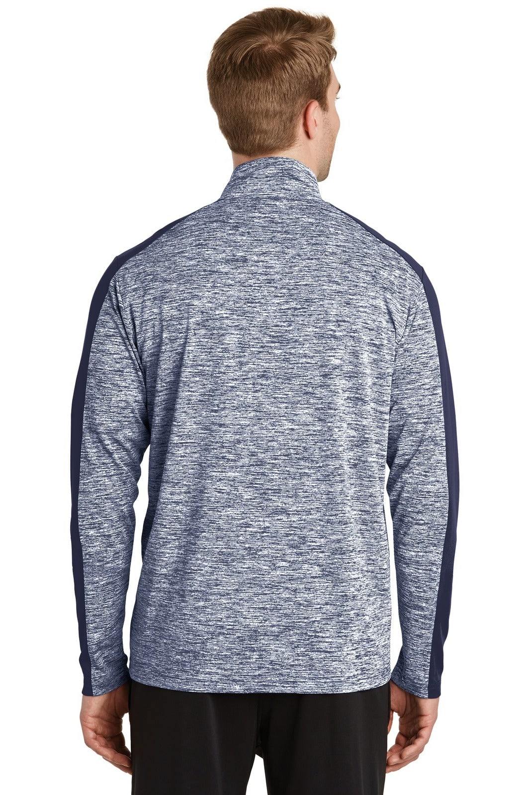 Sport-Tek PosiCharge Electric Heather Colorblock 1/4-Zip Pullover