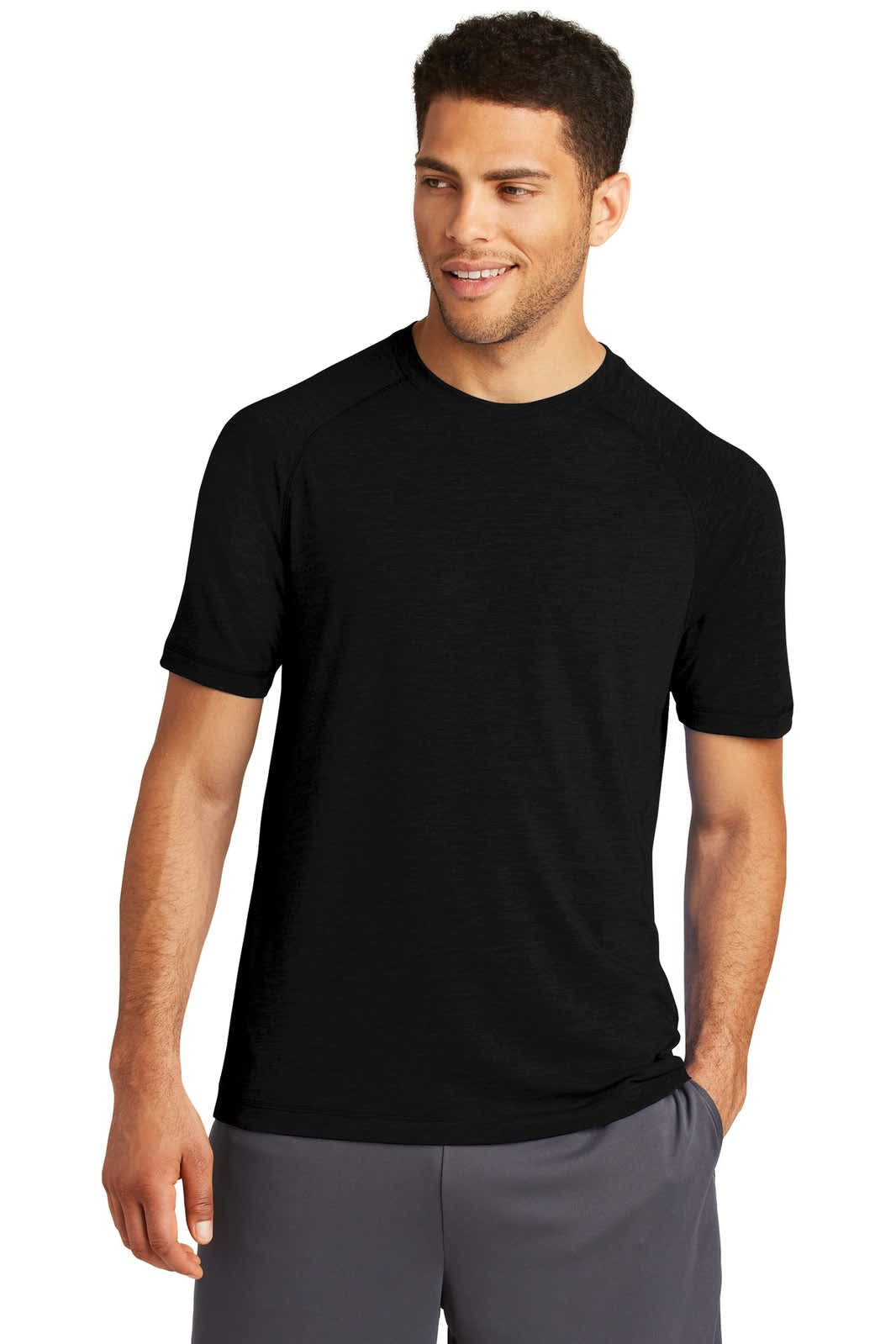 Sport-Tek  PosiCharge  Tri-Blend Wicking Raglan Tee