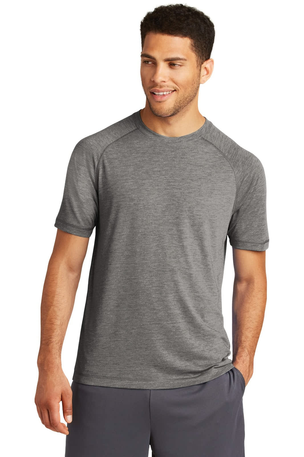 Sport-Tek  PosiCharge  Tri-Blend Wicking Raglan Tee