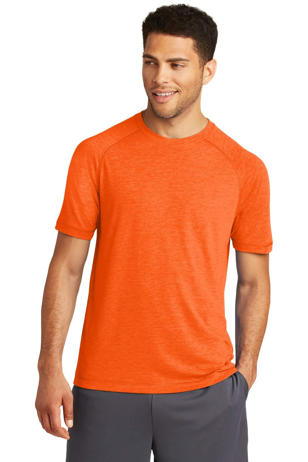 Sport-Tek  PosiCharge  Tri-Blend Wicking Raglan Tee