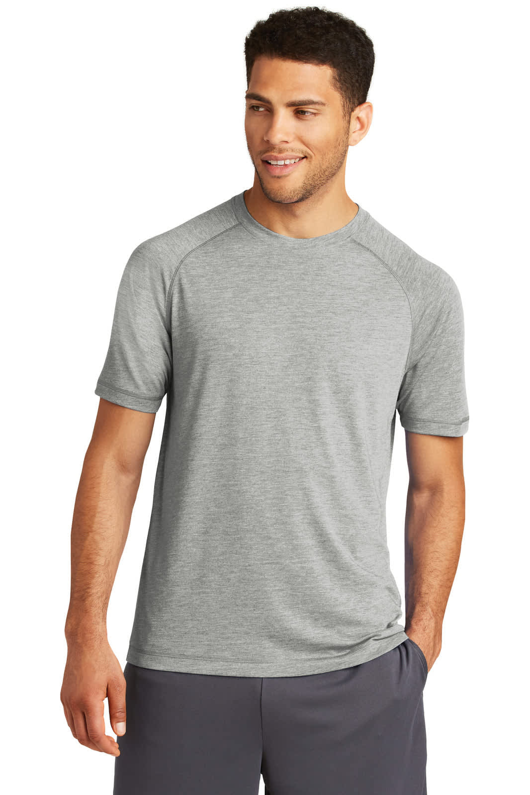 Sport-Tek  PosiCharge  Tri-Blend Wicking Raglan Tee