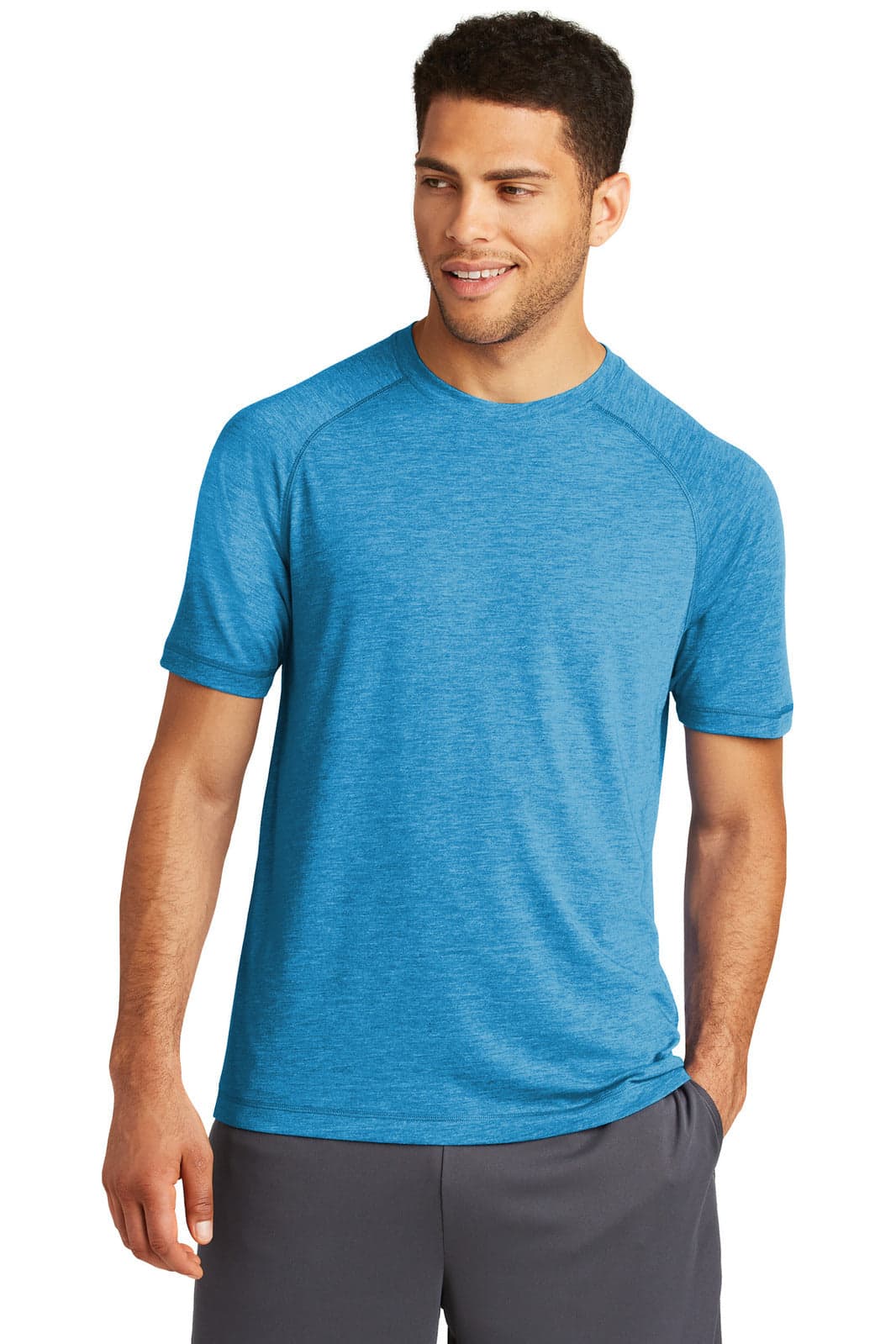Sport-Tek  PosiCharge  Tri-Blend Wicking Raglan Tee