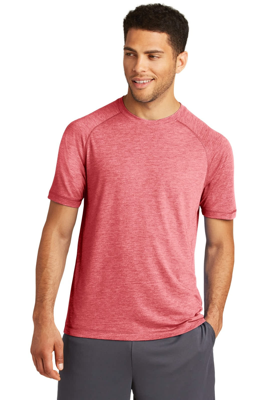 Sport-Tek  PosiCharge  Tri-Blend Wicking Raglan Tee