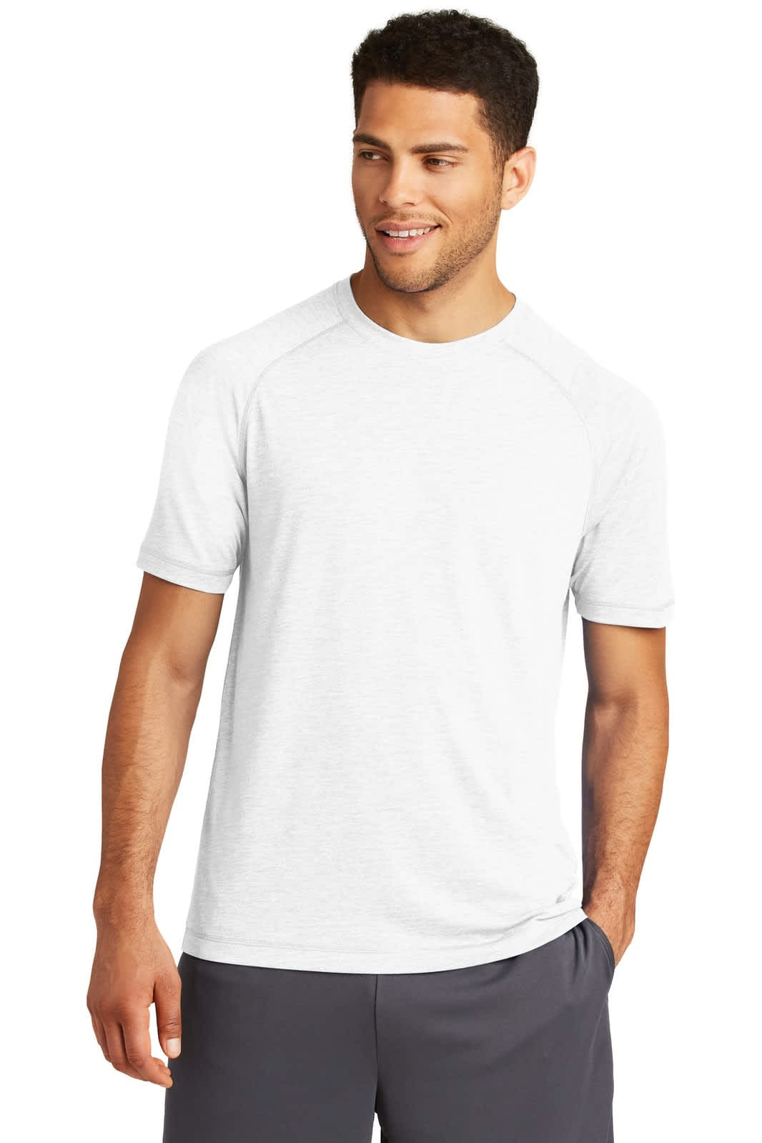 Sport-Tek  PosiCharge  Tri-Blend Wicking Raglan Tee