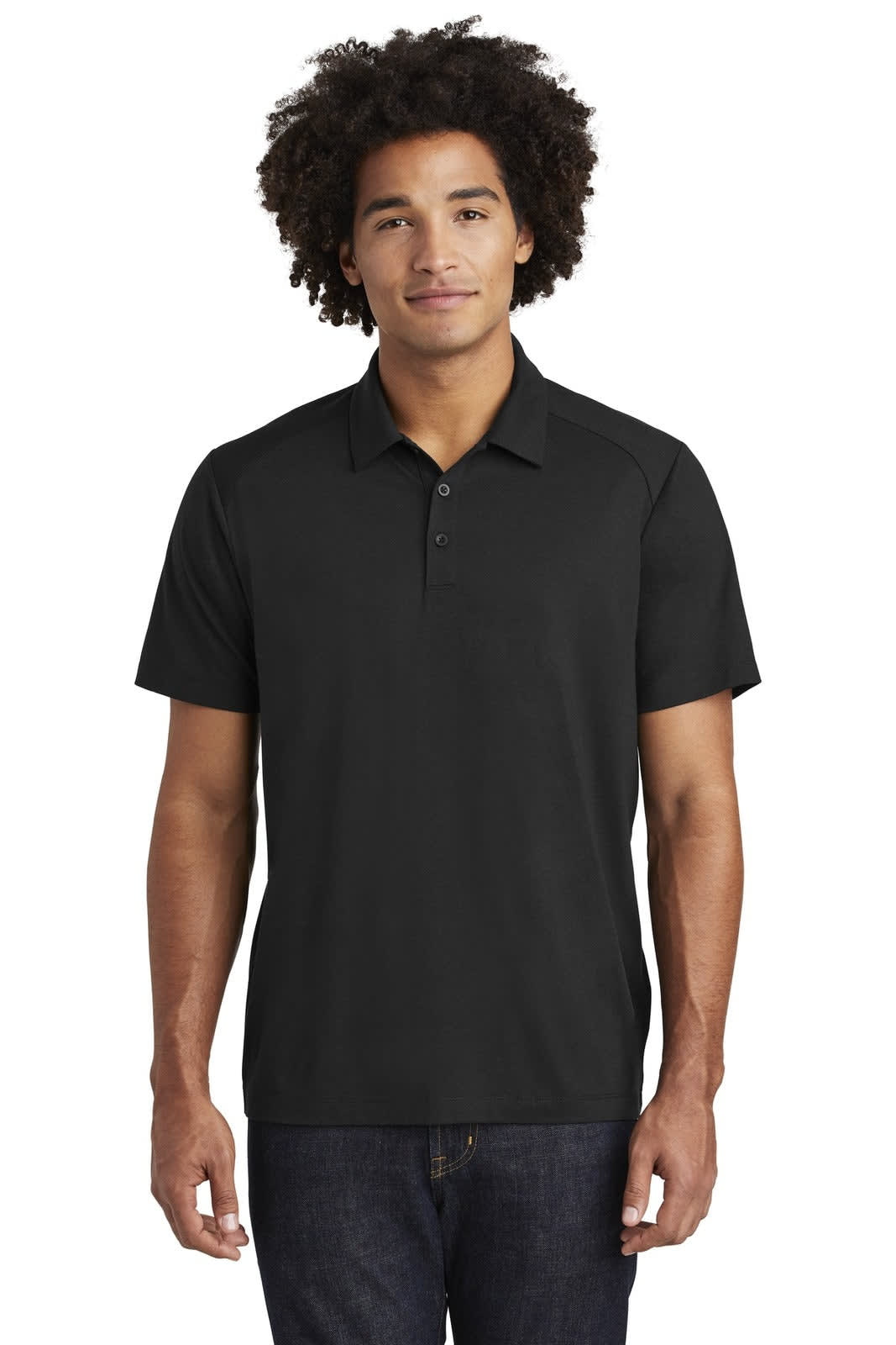 Sport-Tek  PosiCharge  Tri-Blend Wicking Polo