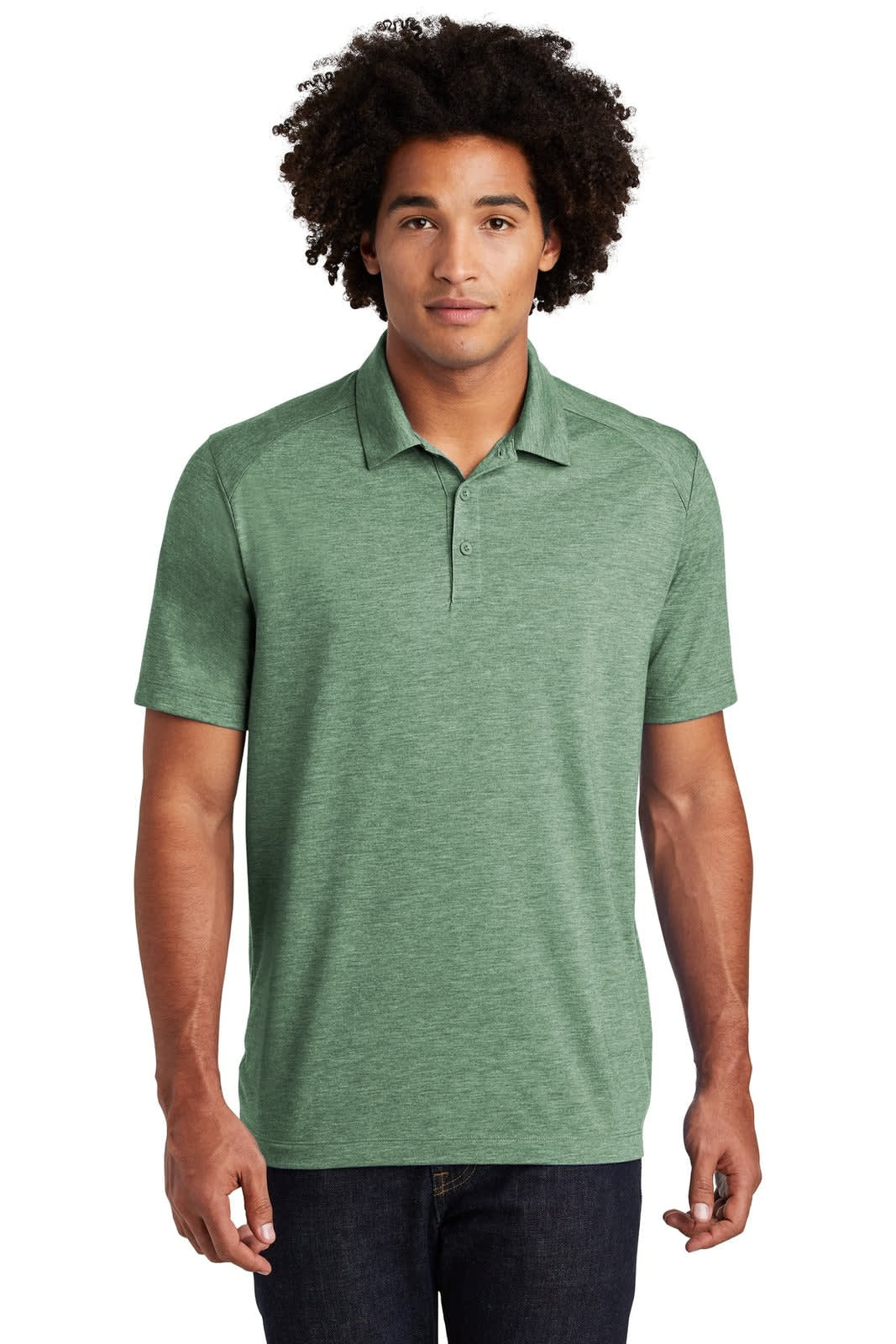 Sport-Tek  PosiCharge  Tri-Blend Wicking Polo