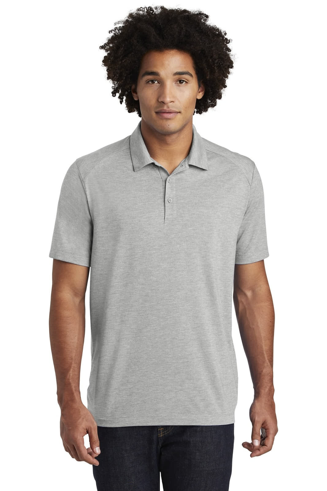 Sport-Tek  PosiCharge  Tri-Blend Wicking Polo
