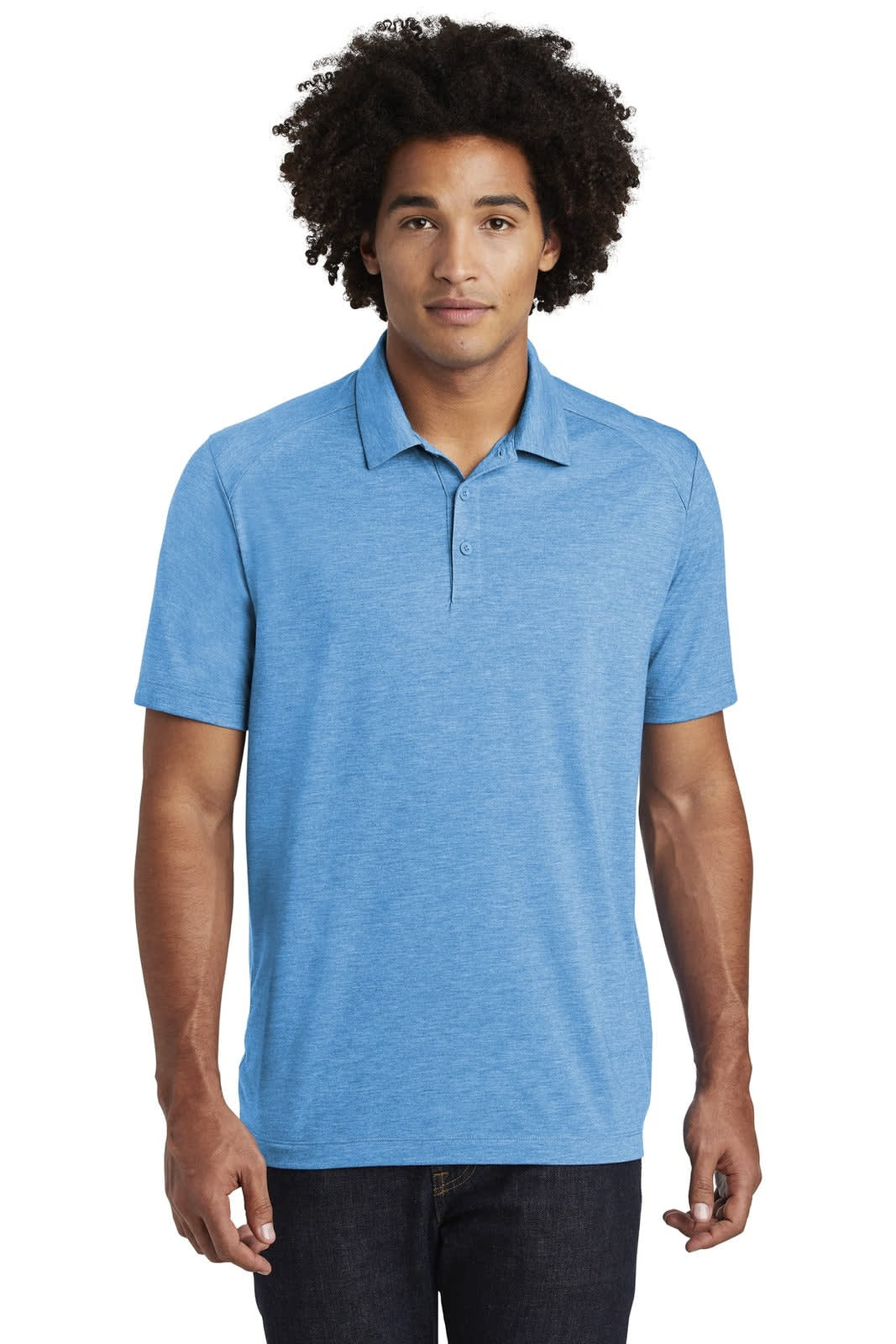Sport-Tek  PosiCharge  Tri-Blend Wicking Polo