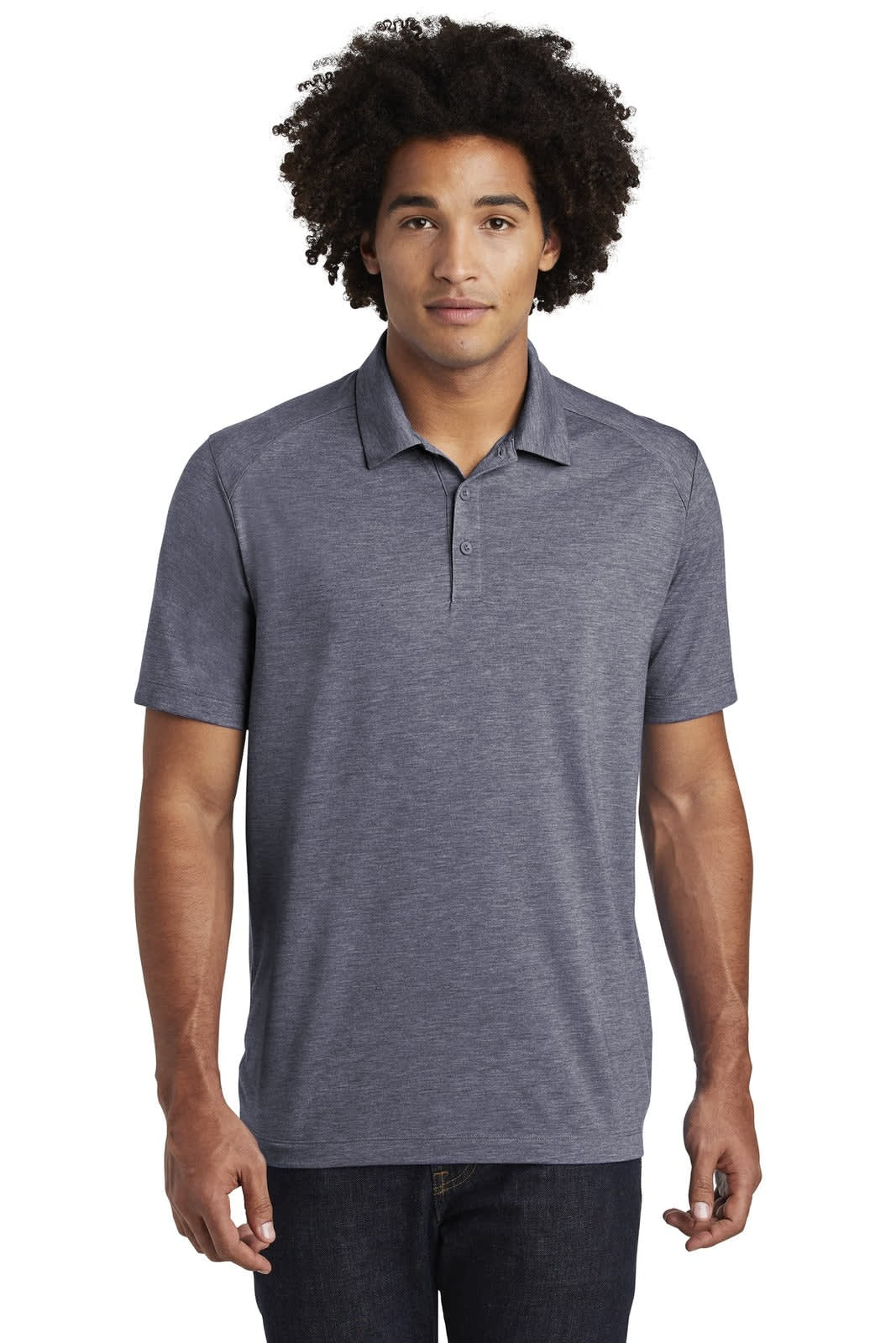 Sport-Tek  PosiCharge  Tri-Blend Wicking Polo