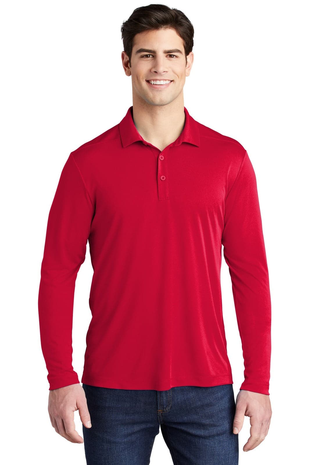 Sport-Tek Posi-UV Pro Long Sleeve Polo
