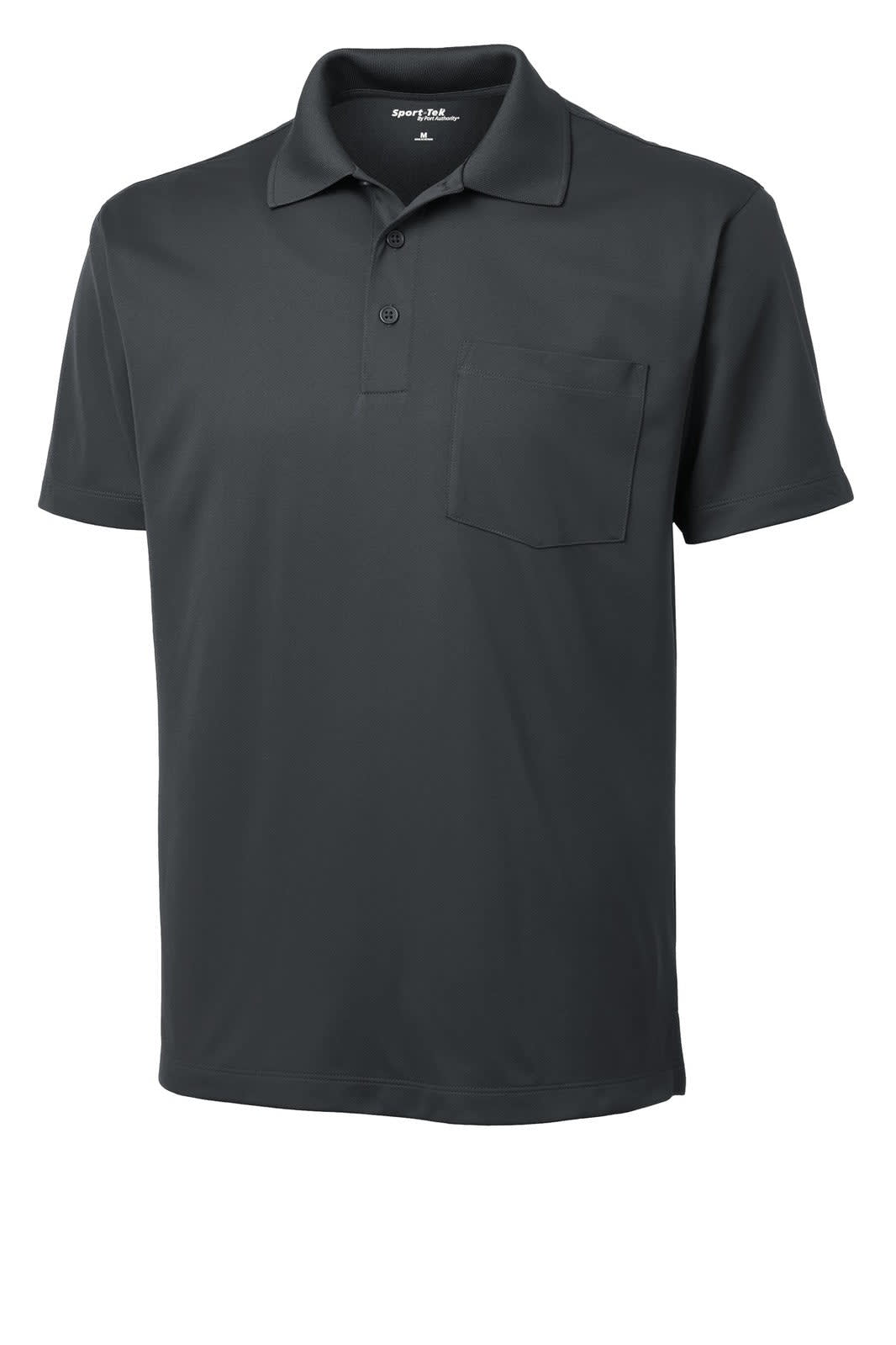Sport-Tek Micropique Sport-Wick Pocket Polo