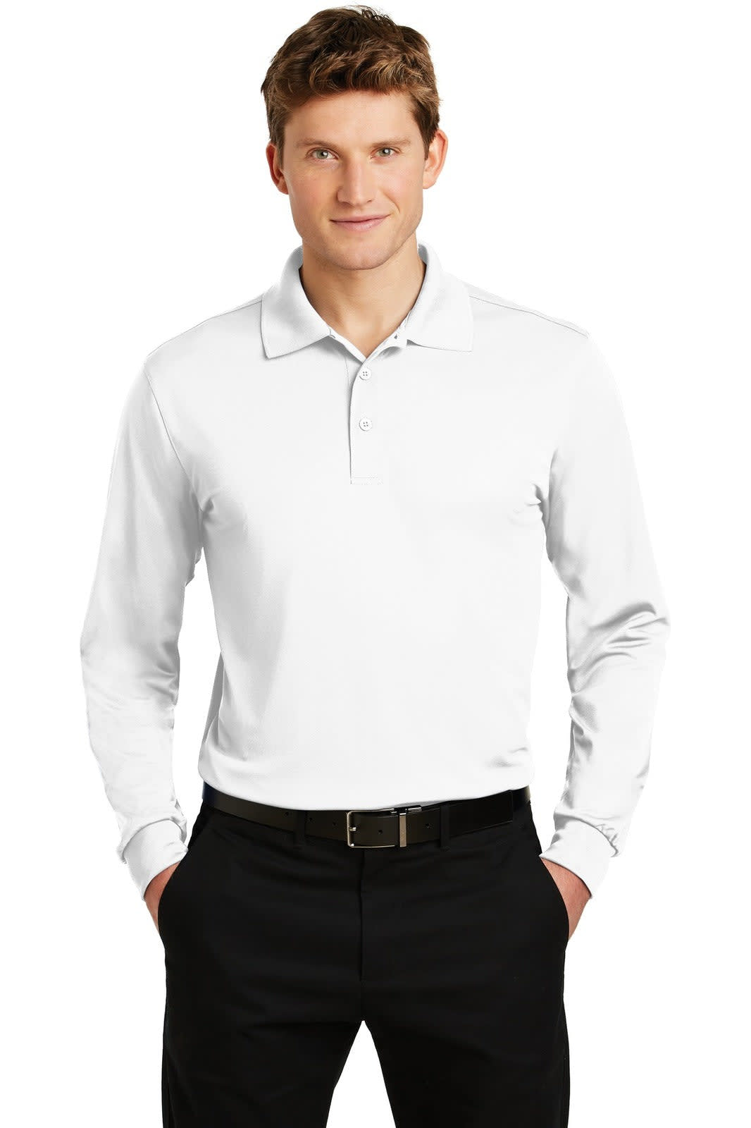 Sport-Tek Long Sleeve Micropique Sport-Wick Polo