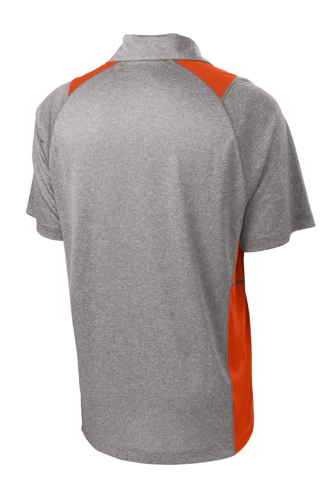 Sport-Tek Heather Colorblock Contender Polo