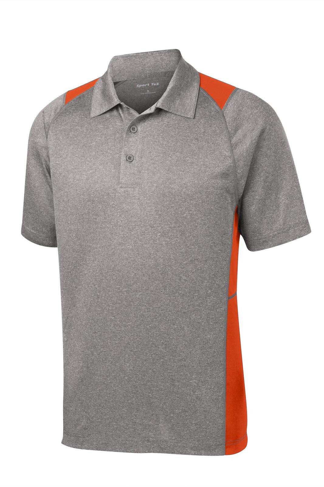 Sport-Tek Heather Colorblock Contender Polo