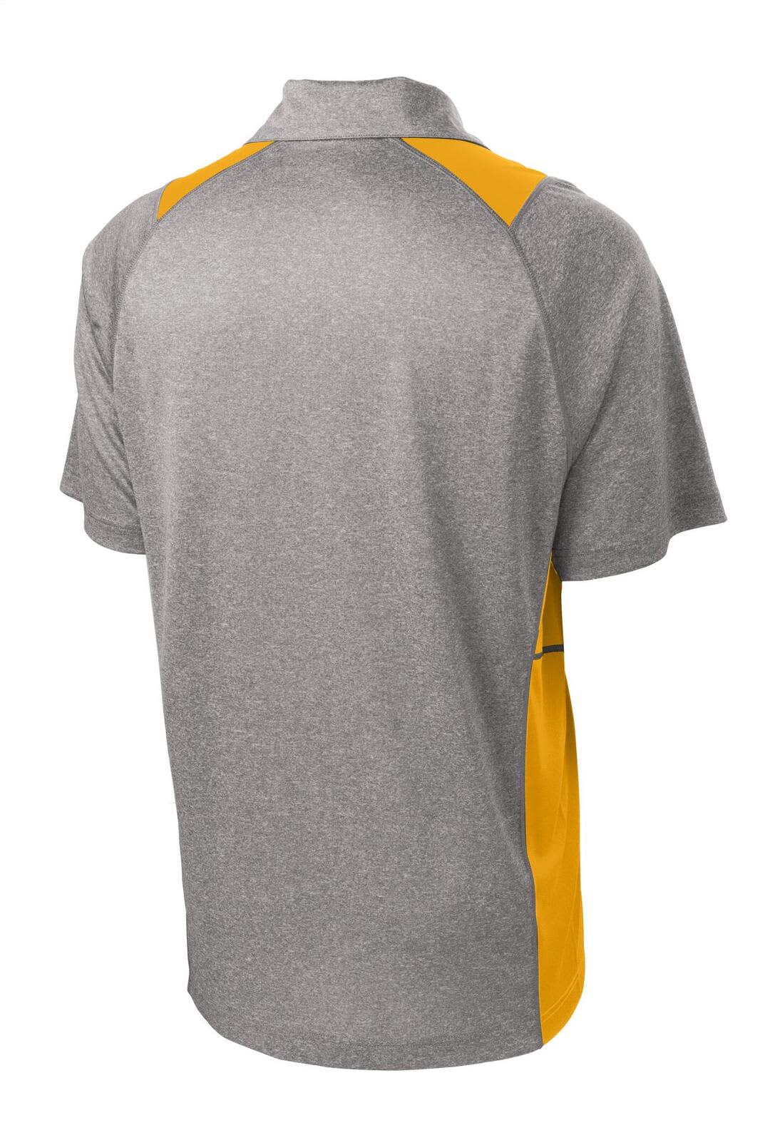 Sport-Tek Heather Colorblock Contender Polo