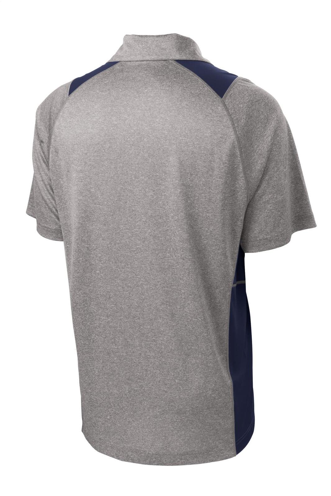 Sport-Tek Heather Colorblock Contender Polo