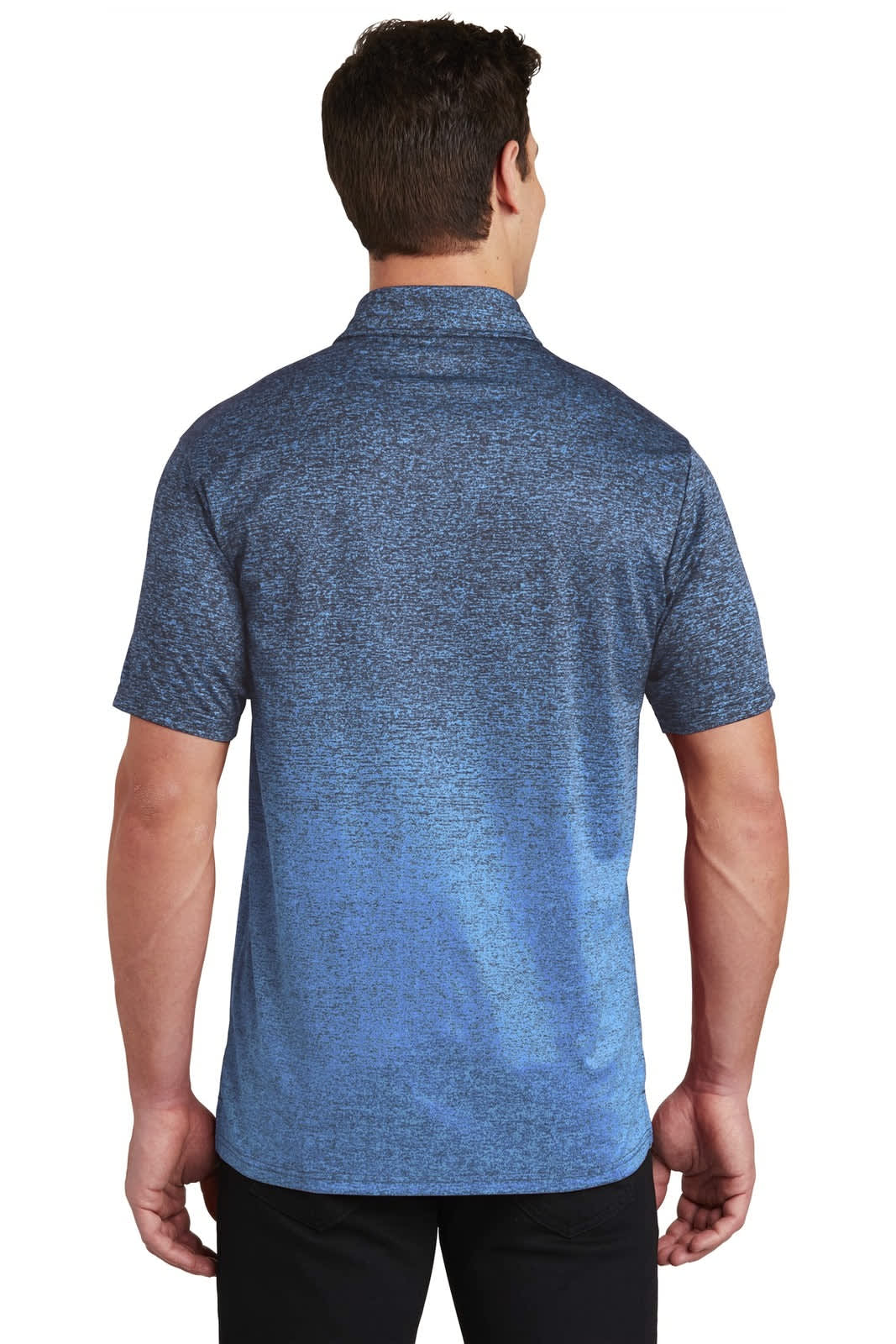 Sport-Tek Ombre Heather Polo