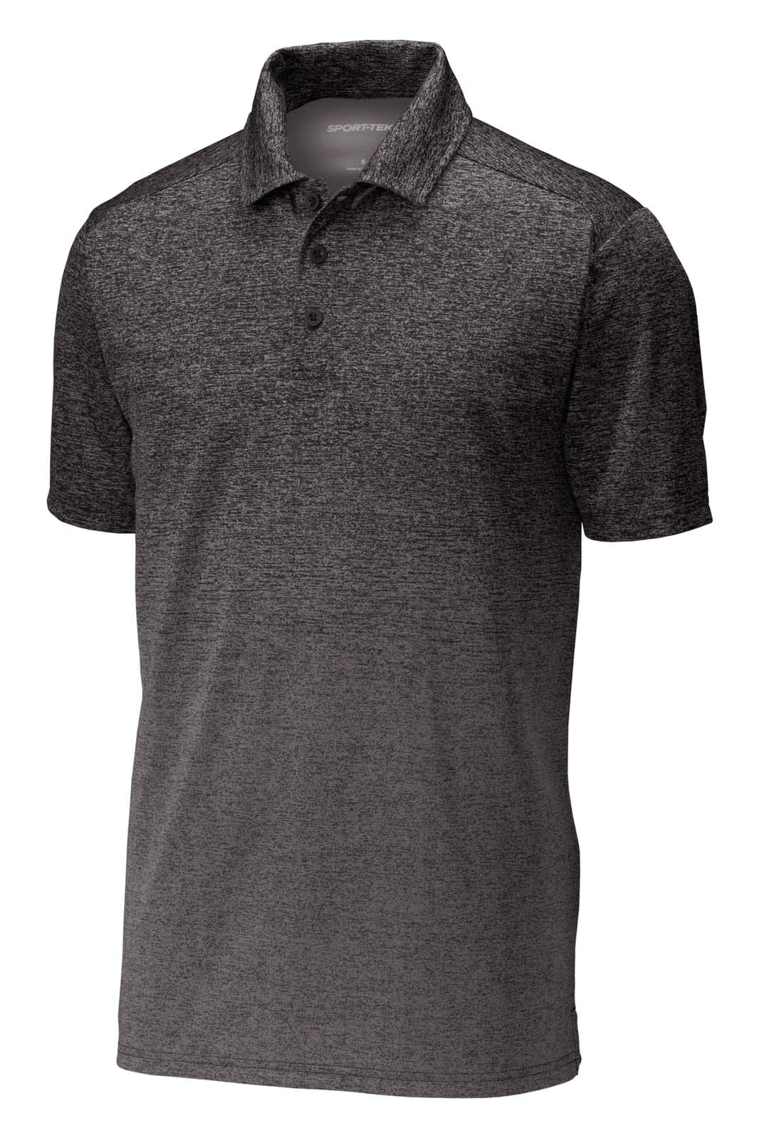 Sport-Tek Ombre Heather Polo
