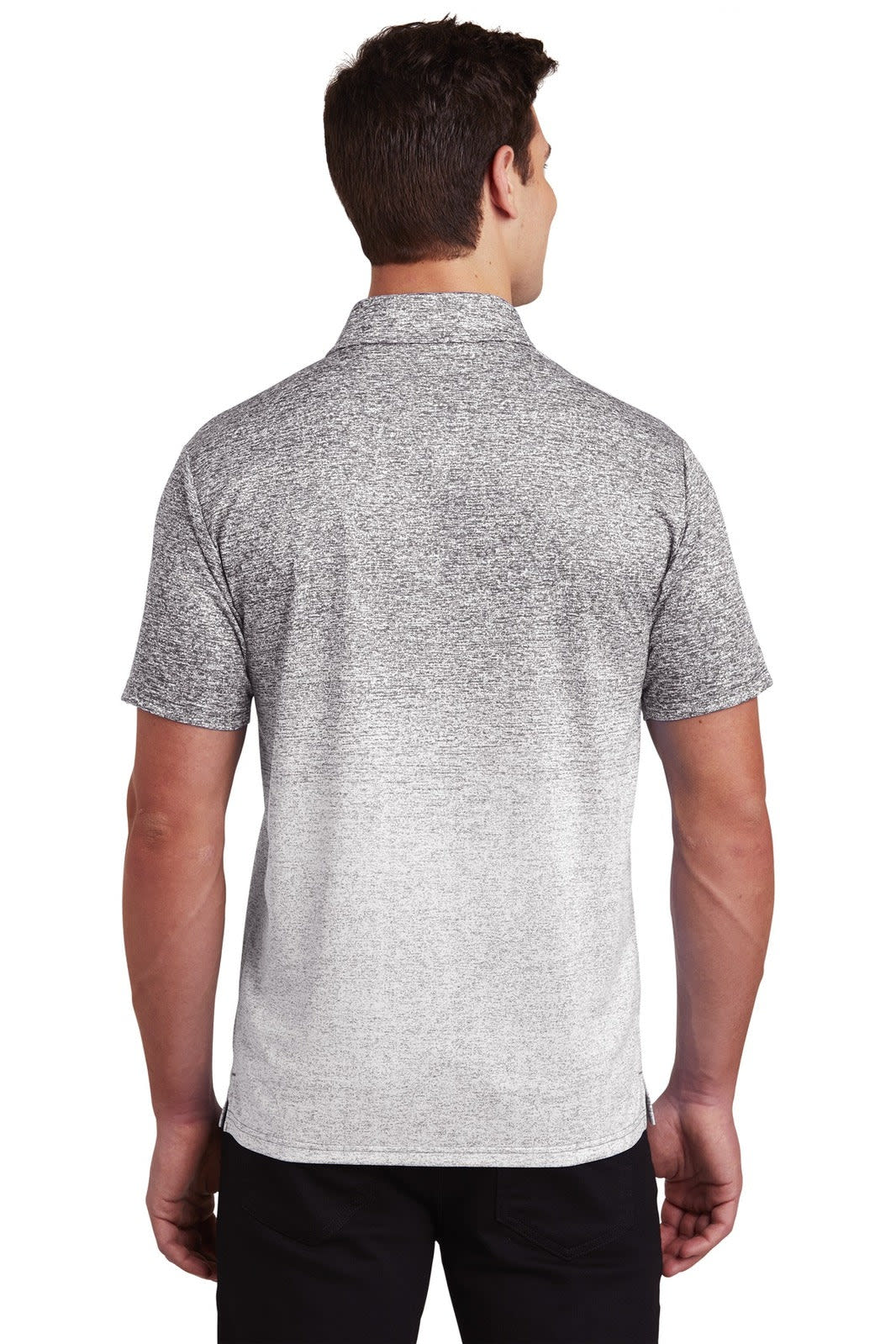 Sport-Tek Ombre Heather Polo