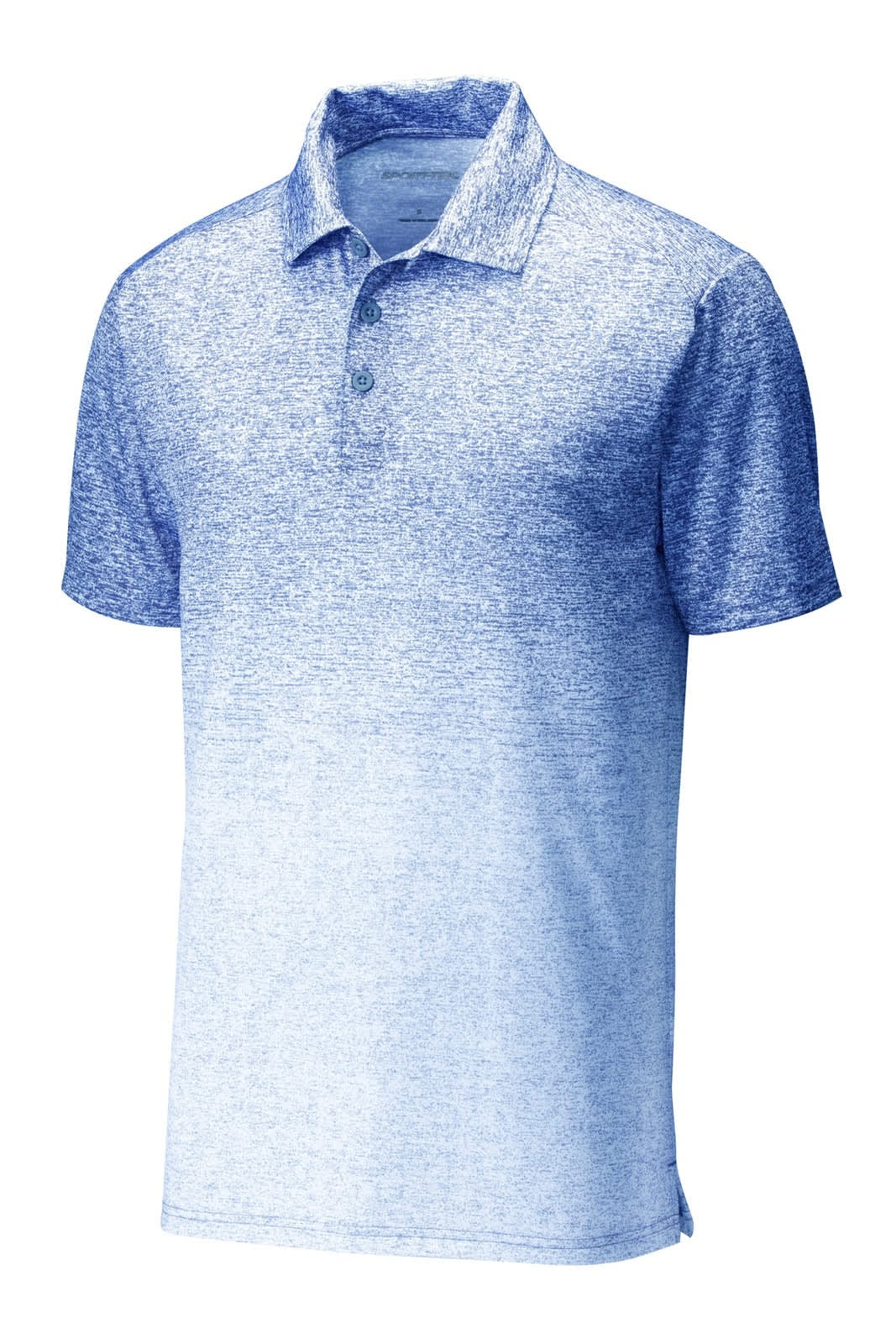 Sport-Tek Ombre Heather Polo