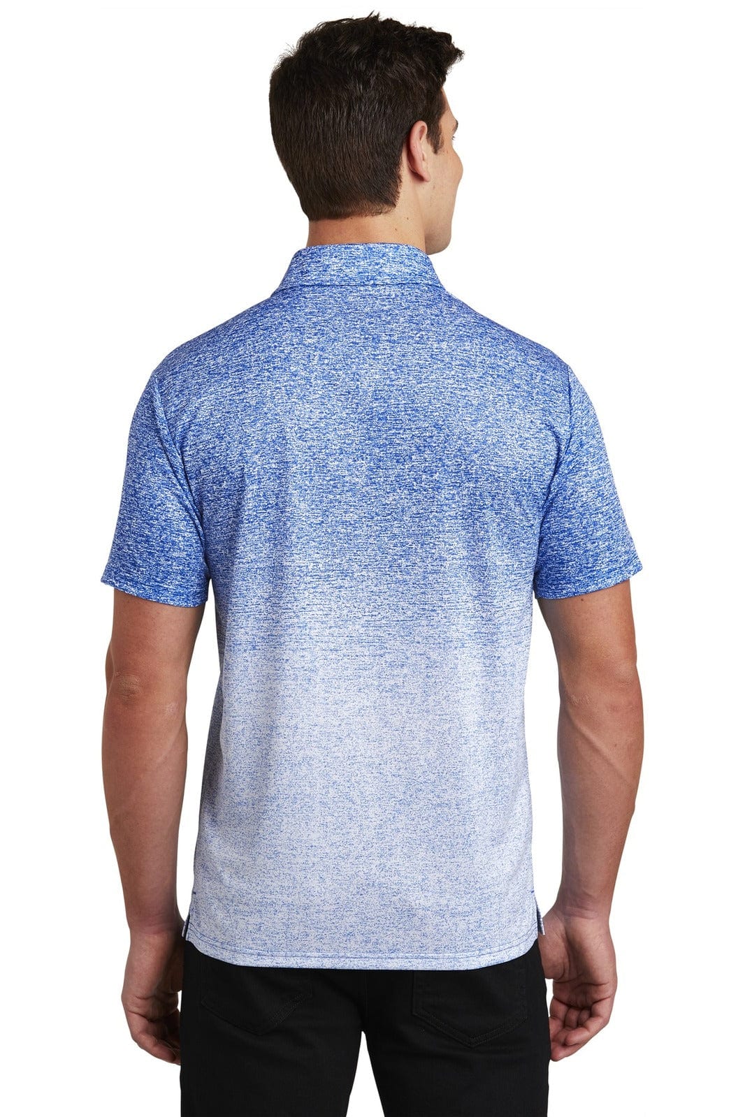 Sport-Tek Ombre Heather Polo