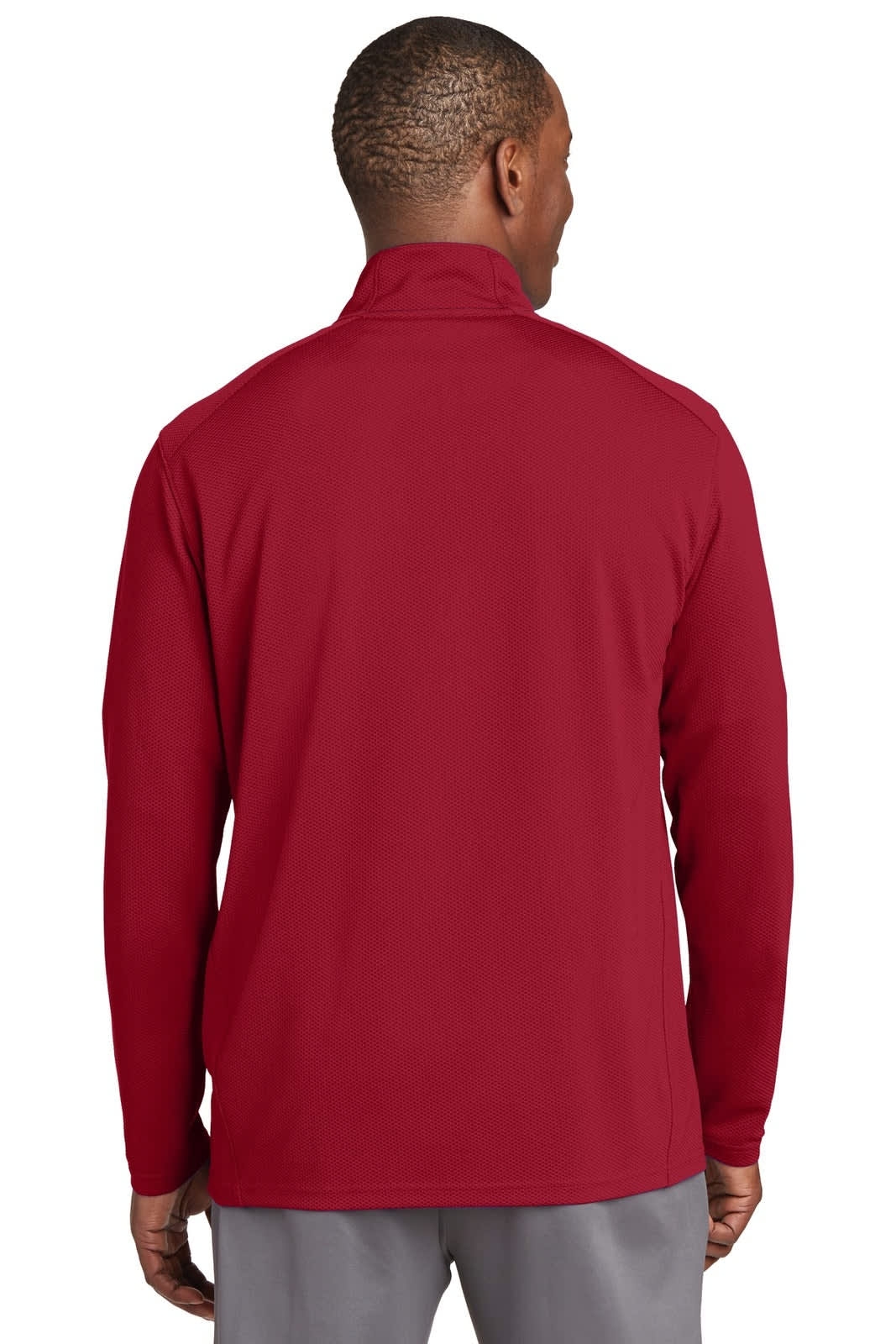 Sport-Tek Sport-Wick Textured 1/4-Zip Pullover