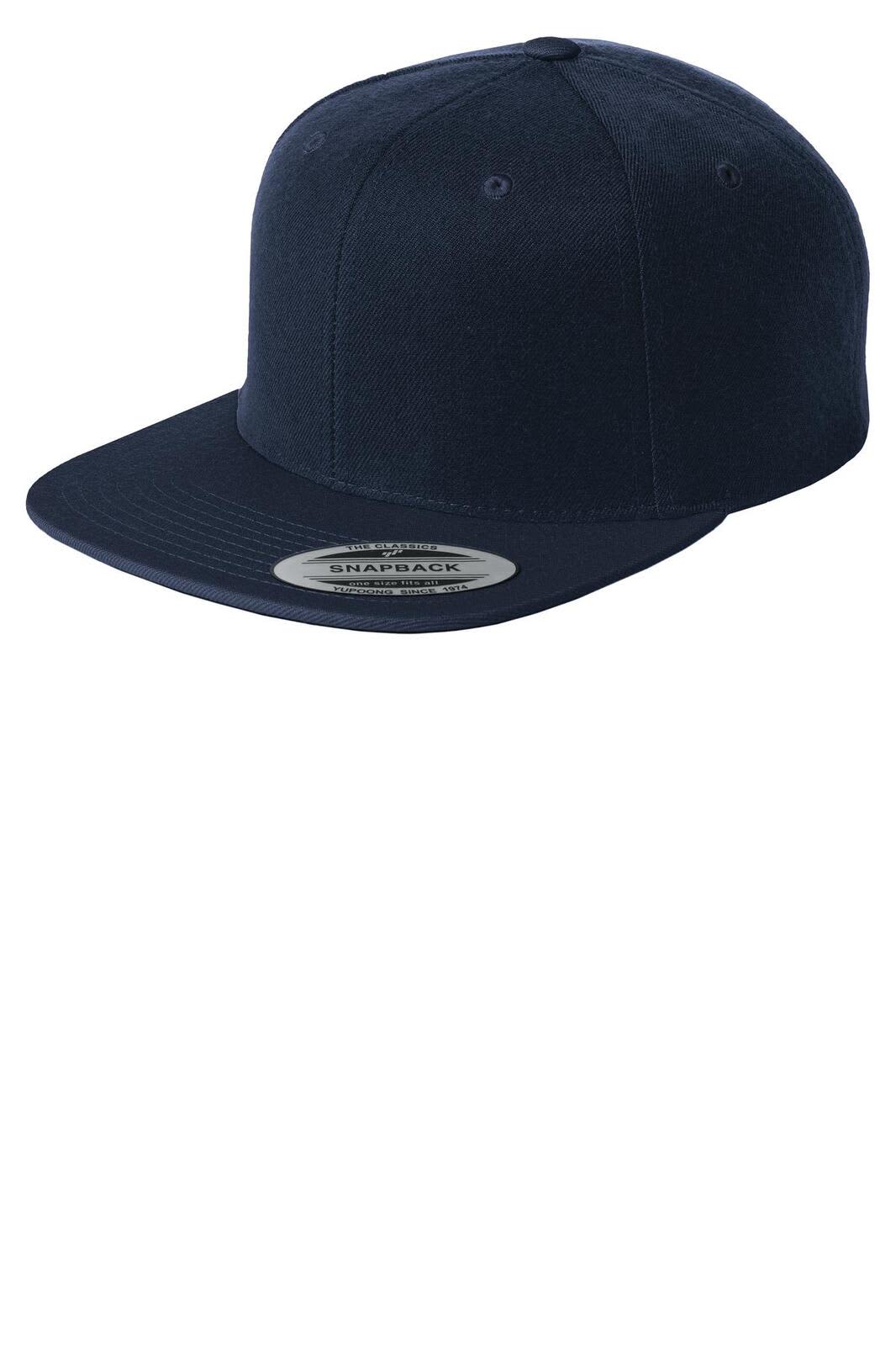 Sport-Tek Yupoong Flat Bill Snapback Cap